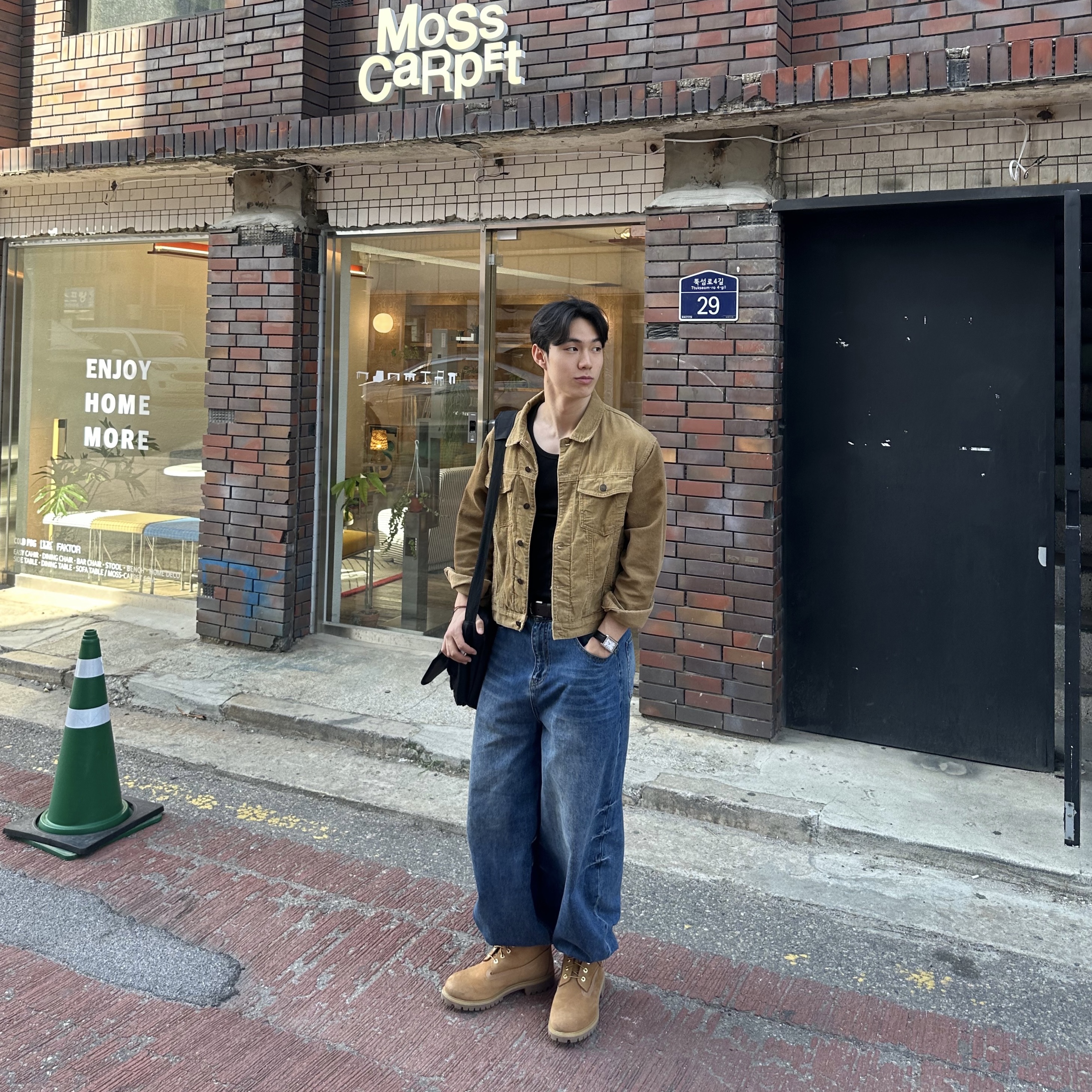 Timberland Premium 6 inch Waterproof Boot Wheat Nubuck - Wide 착용 스타일 - 1