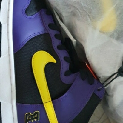 Nike Dunk High PRM EMB Court Purple 착용 스타일