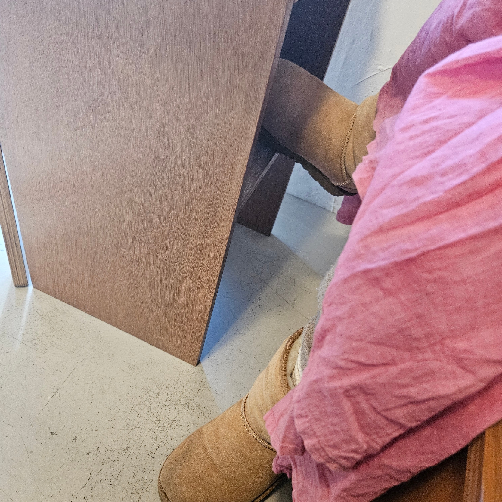 (W) UGG Classic Mini II Boots Chestnut 착용 스타일