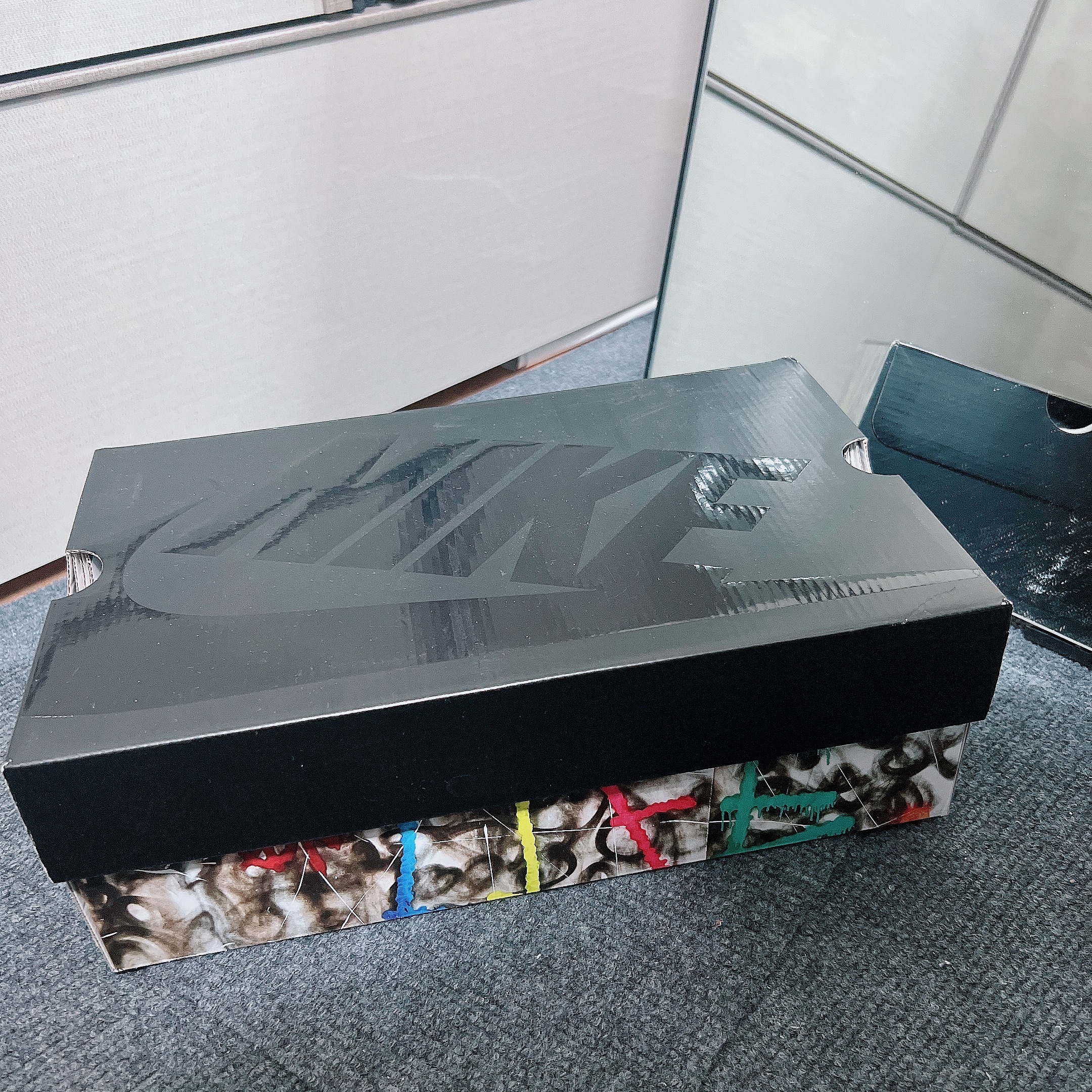 Nike x Peaceminusone Air Force 1 Low Para-Noise 3.0 Black and Multicolor 착용 스타일 - 6
