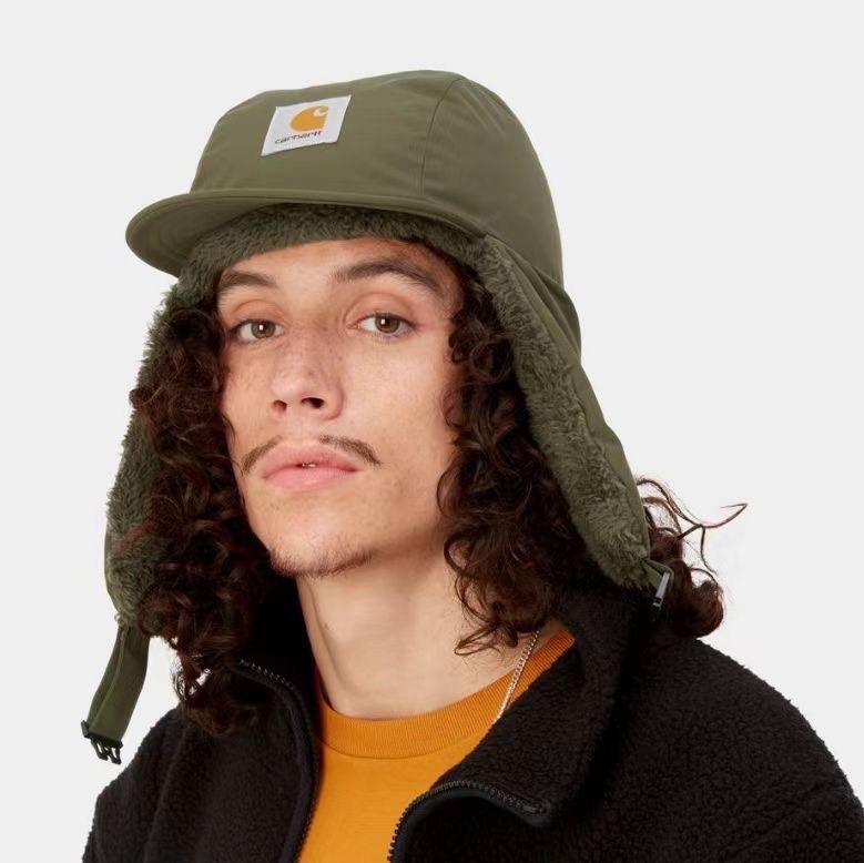 Carhartt WIP Alberta Cap Cypress 착용 스타일