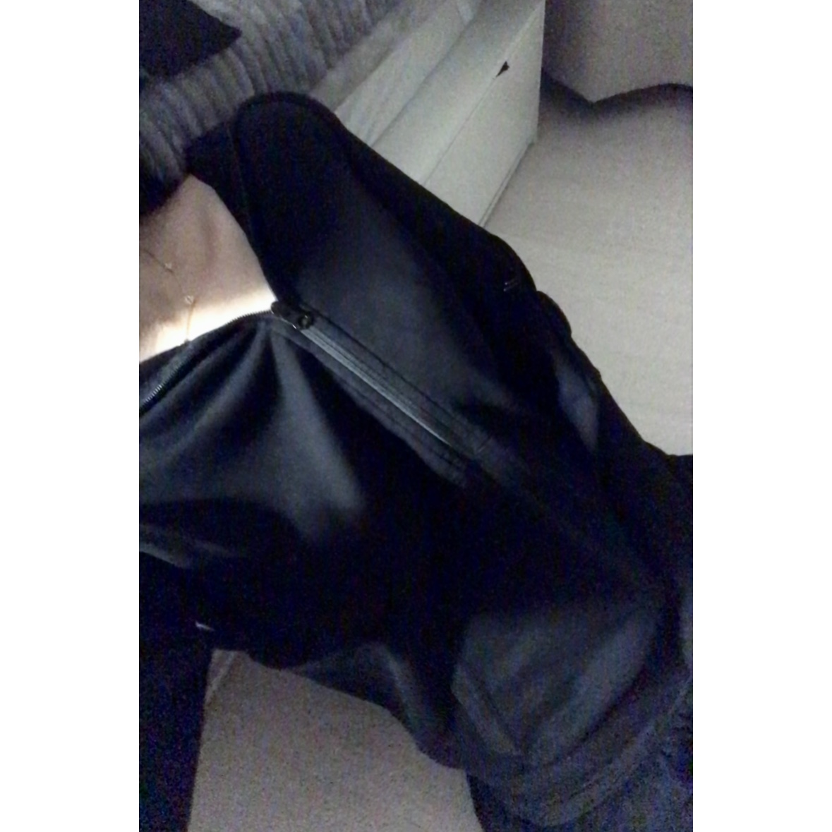 C.P. Company Light Fleece Zipped Hoodie Black - 24SS 착용 스타일 - 2
