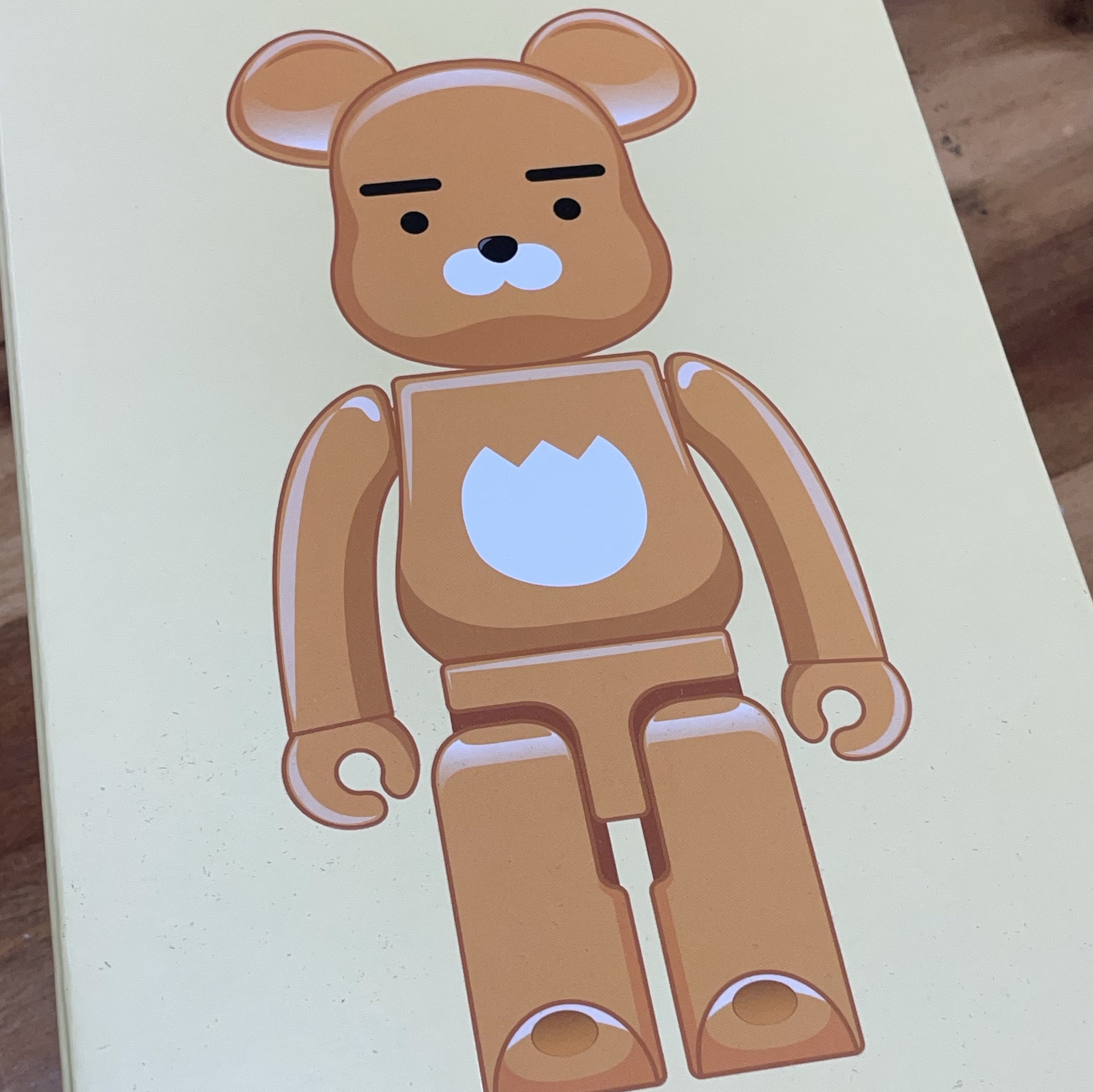 Bearbrick x Kakao Friends Ryan 400%, Bearbrick Care Bears Cheer Bear Costume Ver. 400% 착용 스타일 - 2
