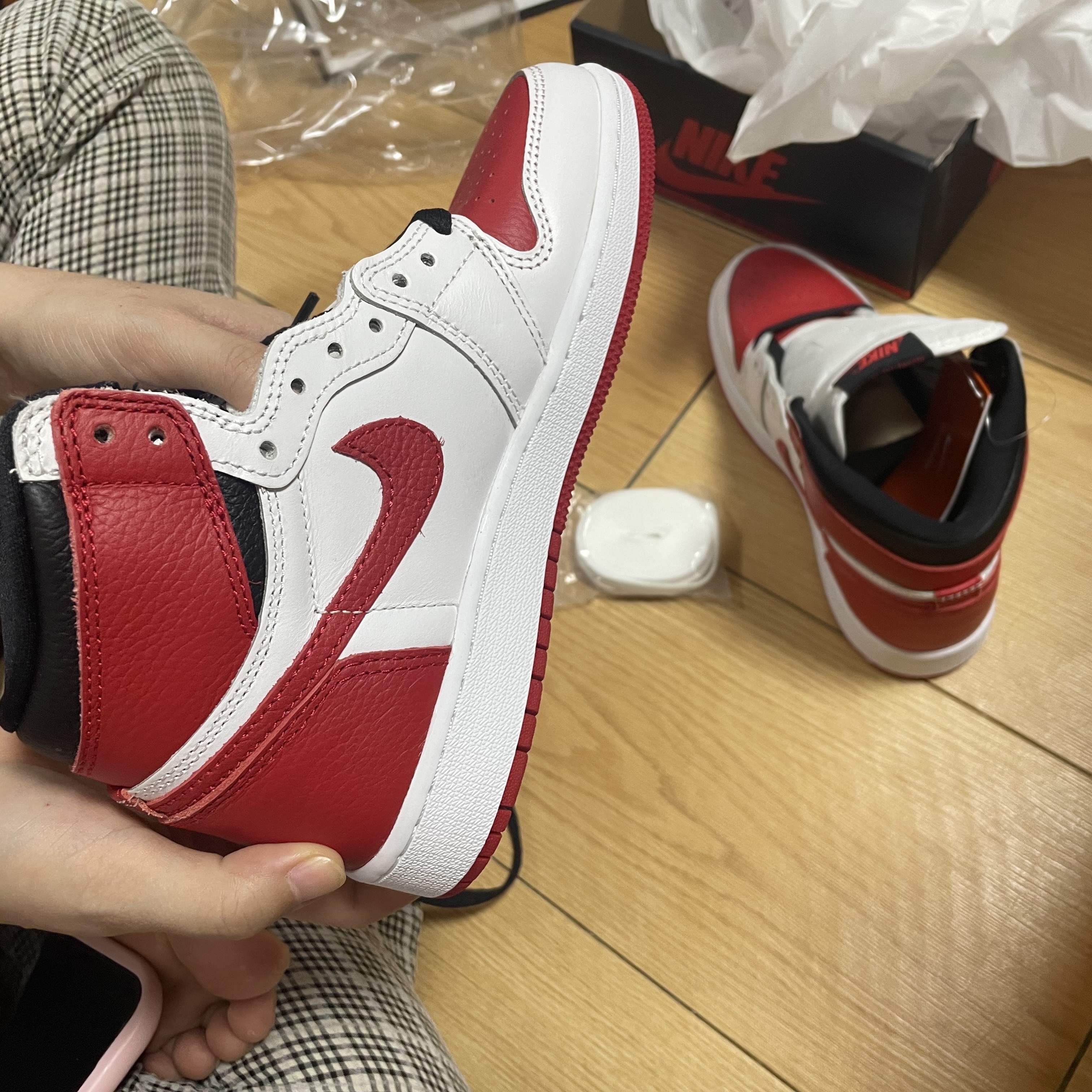 (GS) Jordan 1 Retro High OG Heritage 착용 스타일