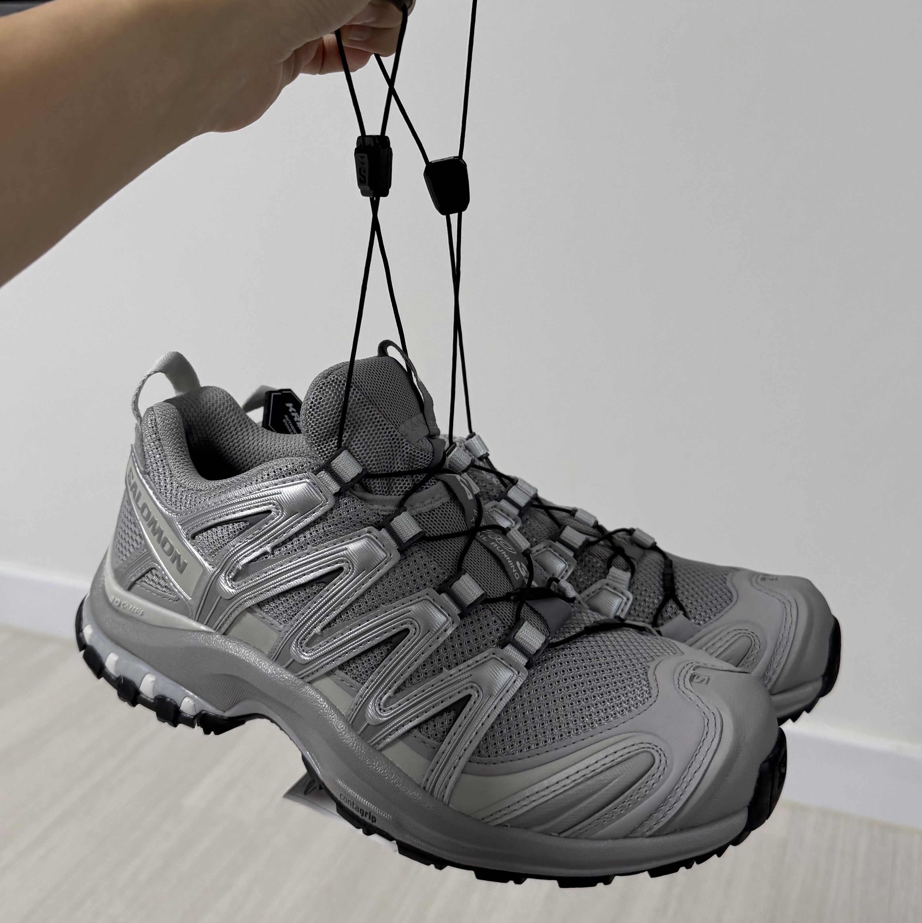 Salomon XA Pro 3D Alloy Silver 착용 스타일