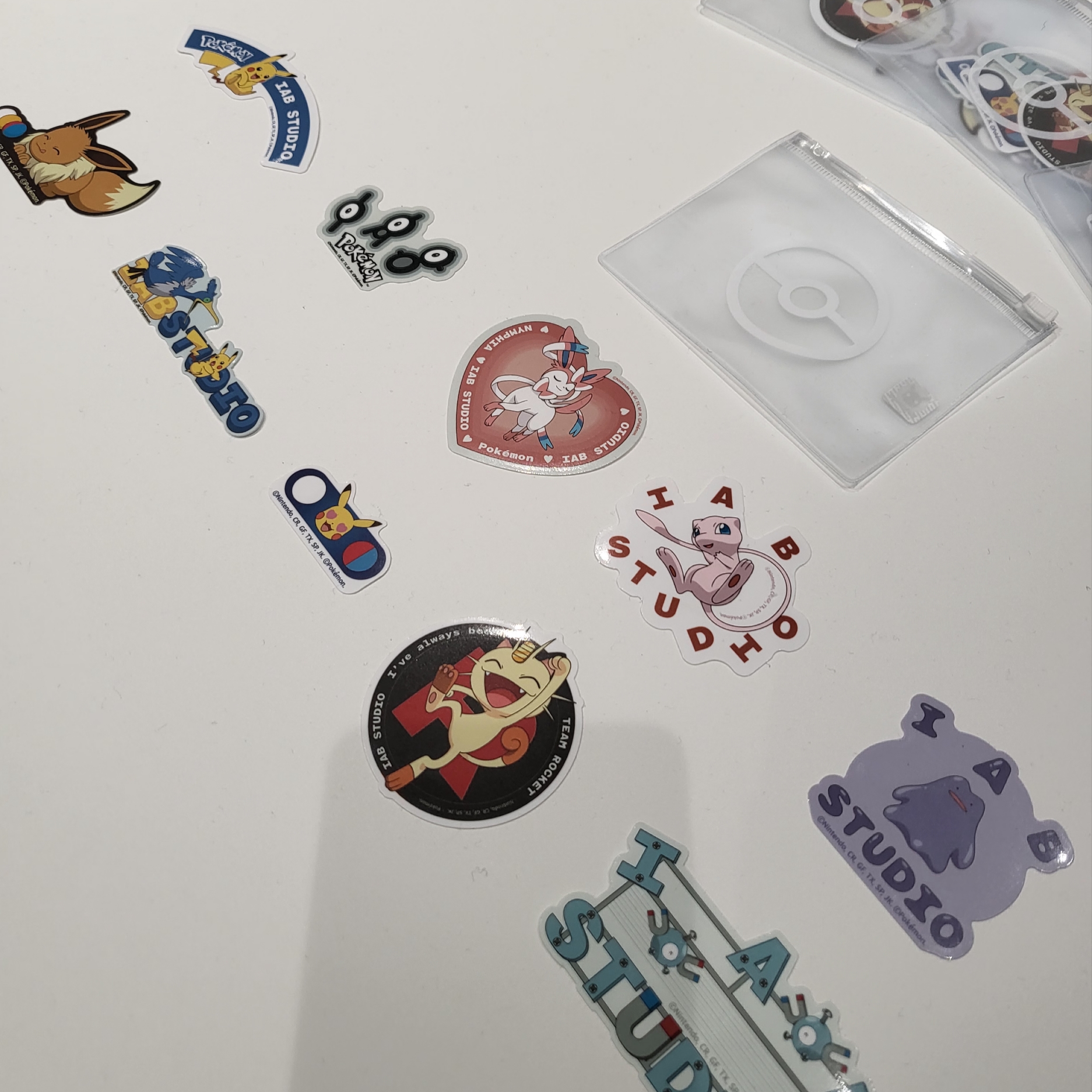 IAB Studio x Pokemon Sticker Pack (10pcs) - Offline Store Exclusive 착용 스타일
