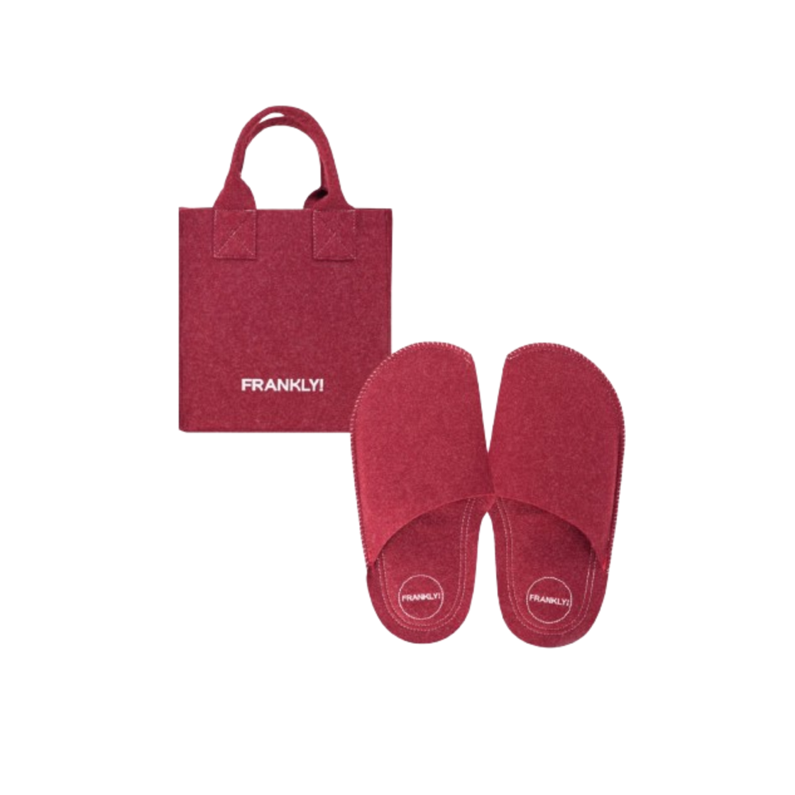 프랭클리 에코 에어 트래블 미니 백 & 슈즈 레드(FRANKLY Eco Air Travel Mini Bag & Shoes Red)