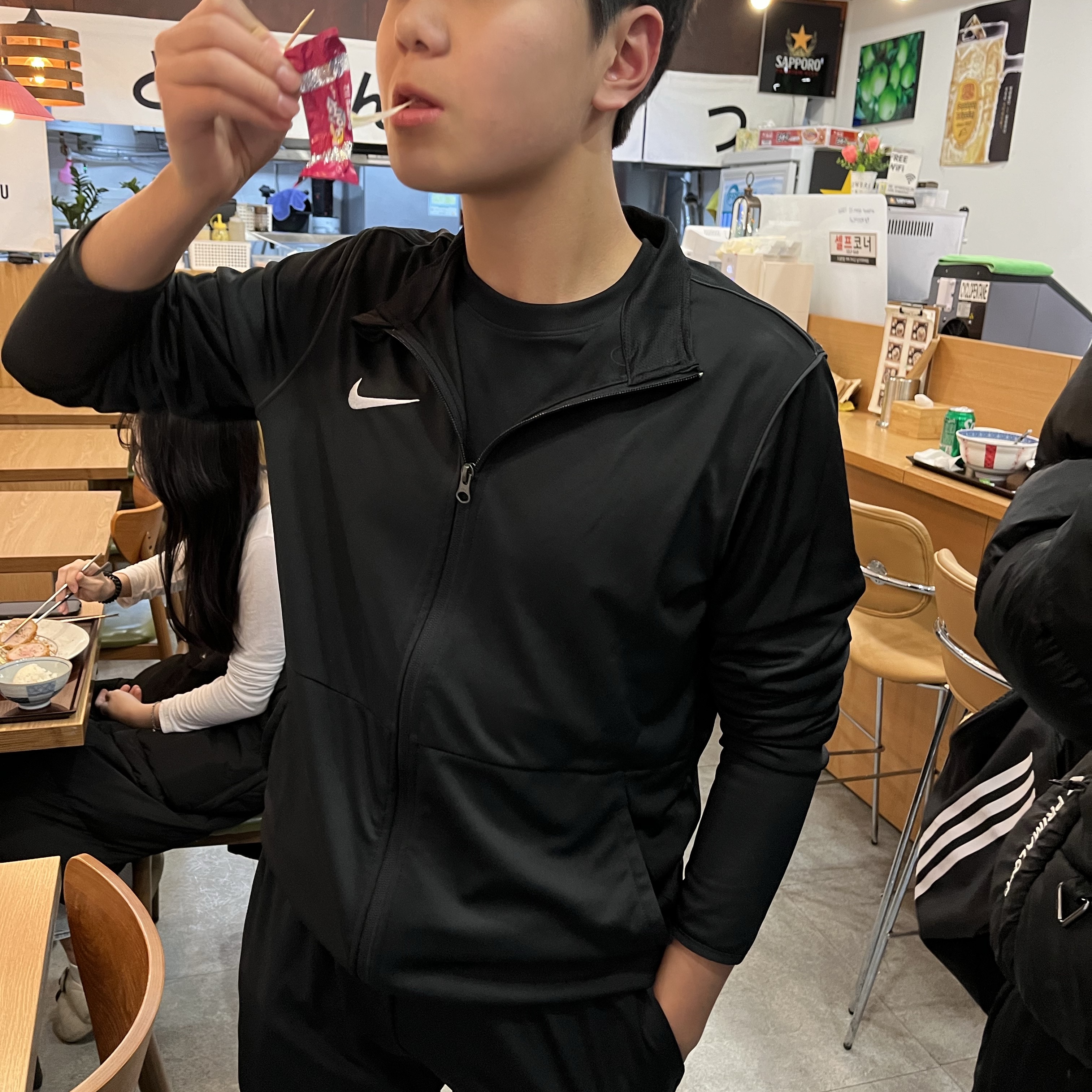 Nike Dri-Fit Park 20 Training Suit Black 착용 스타일