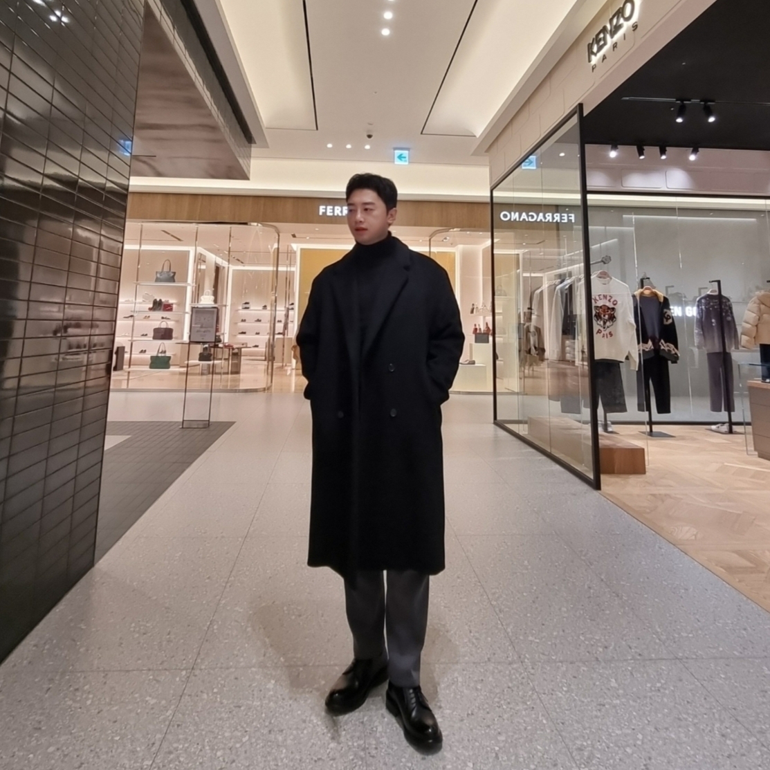 JOSEPHT 101 Black 착용 스타일