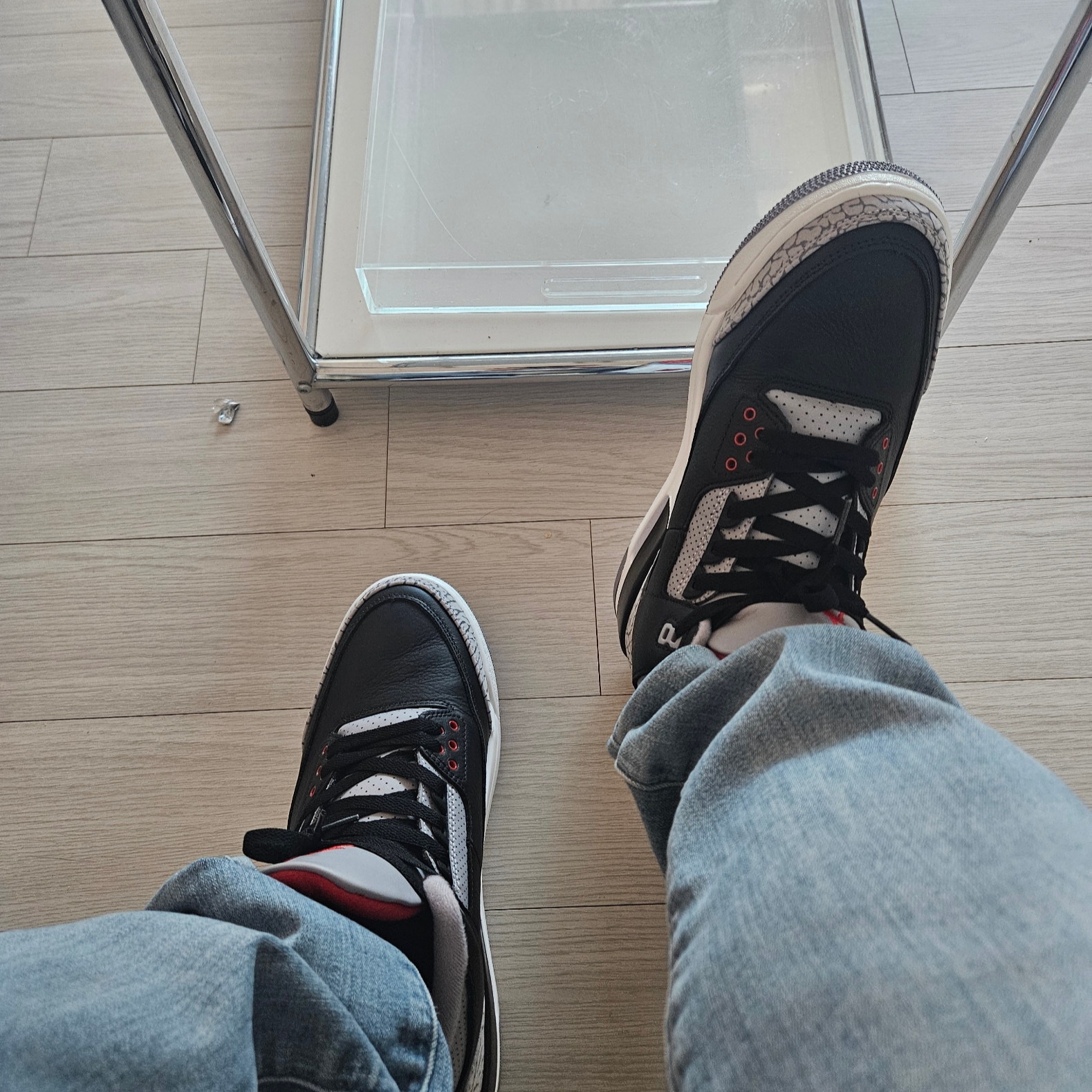Jordan 3 Retro Black Cement 2024 착용 스타일