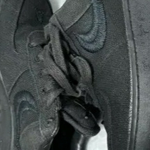 Nike x Stussy Air Force 1 Low Triple Black 착용 스타일