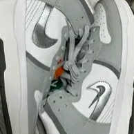 (W) Nike Dunk High Up Light Smoke Grey 착용 스타일