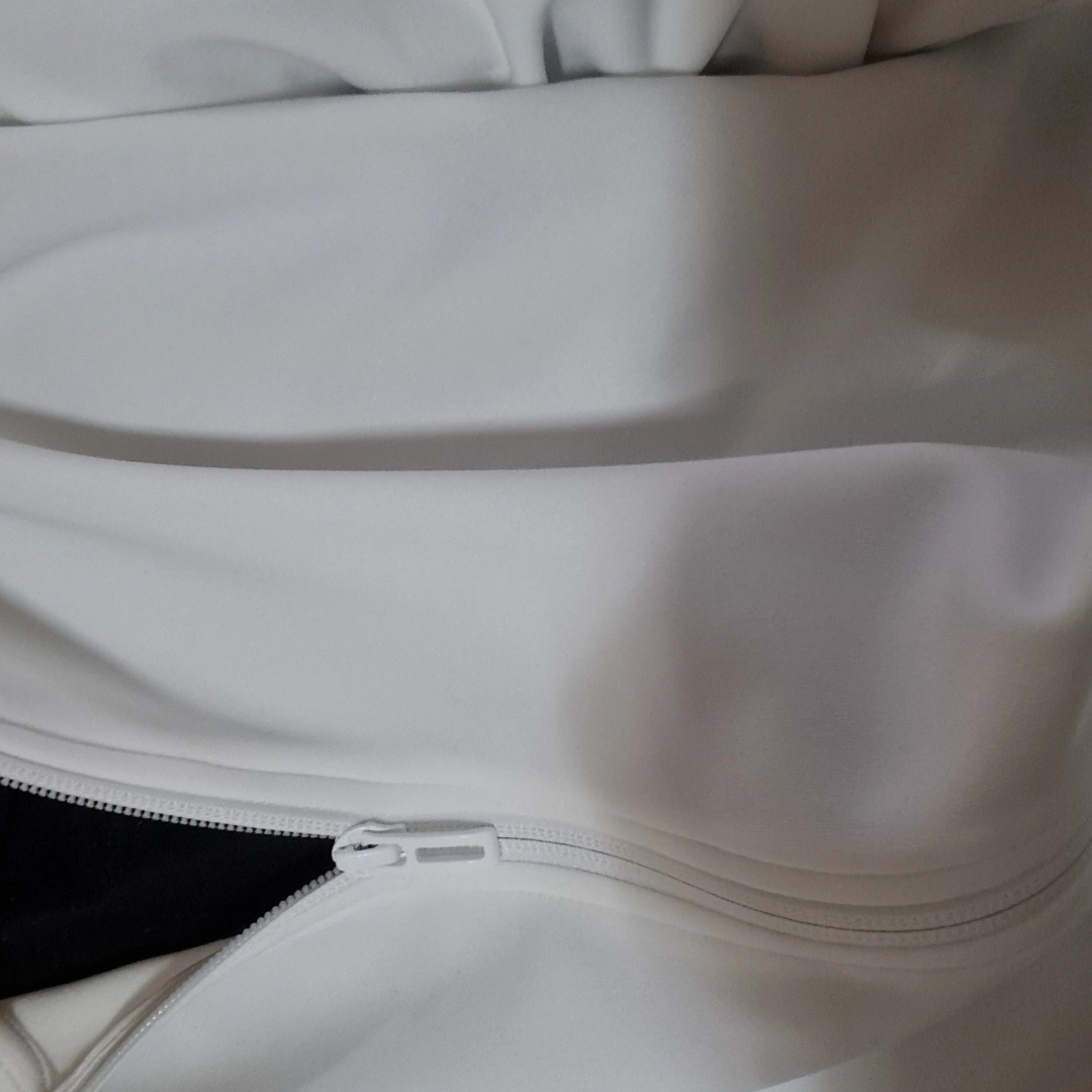 Adidas 3S Regular Fit Double Knit Track Top White - KR Sizing 착용 스타일