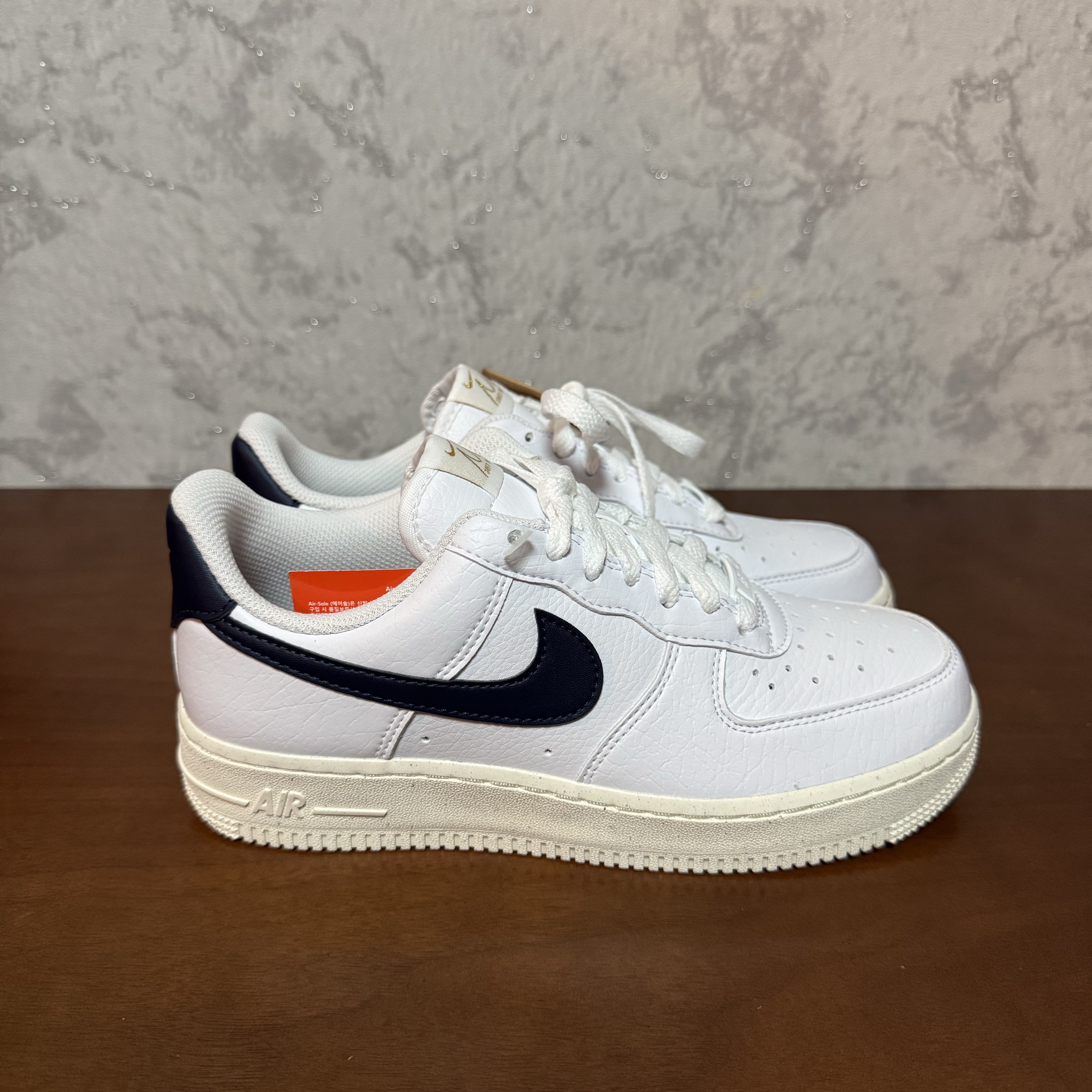 (W) Nike Air Force 1 Low '07 White Obsidian 착용 스타일