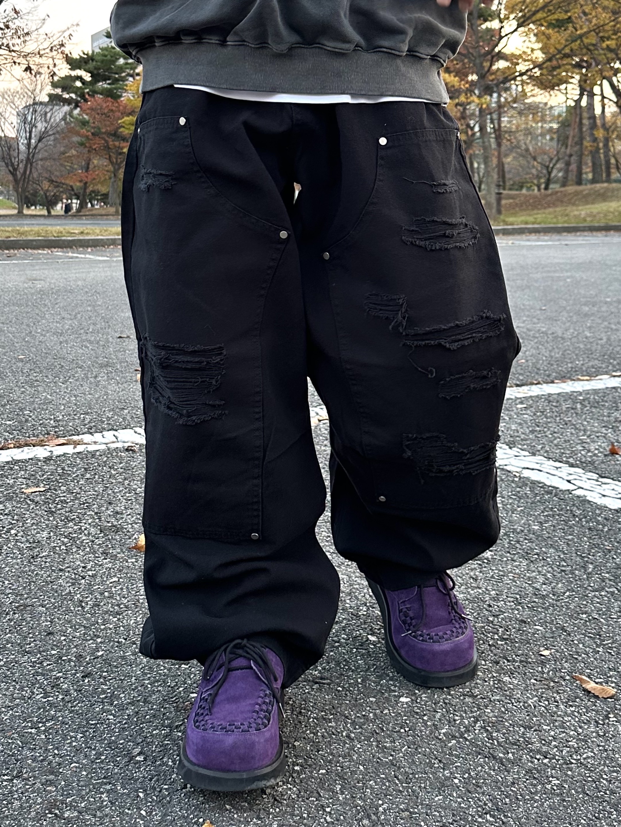 Romantic Move Bowie Winter Shoes SU Purple 착용 스타일 - 8