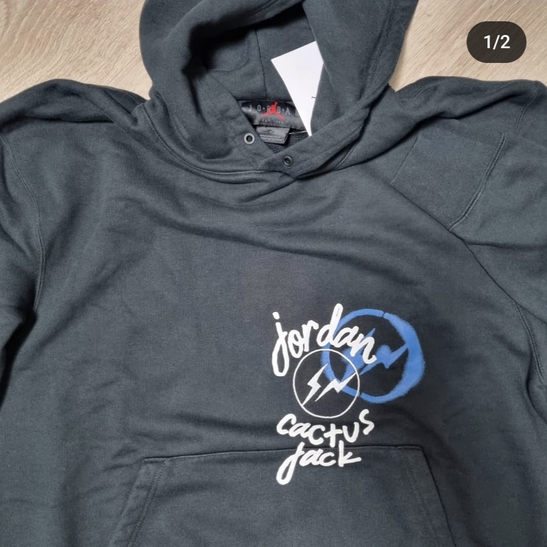 Jordan x Travis Scott x Fragment Hoodie Black (DJ0615-010) 착용 스타일