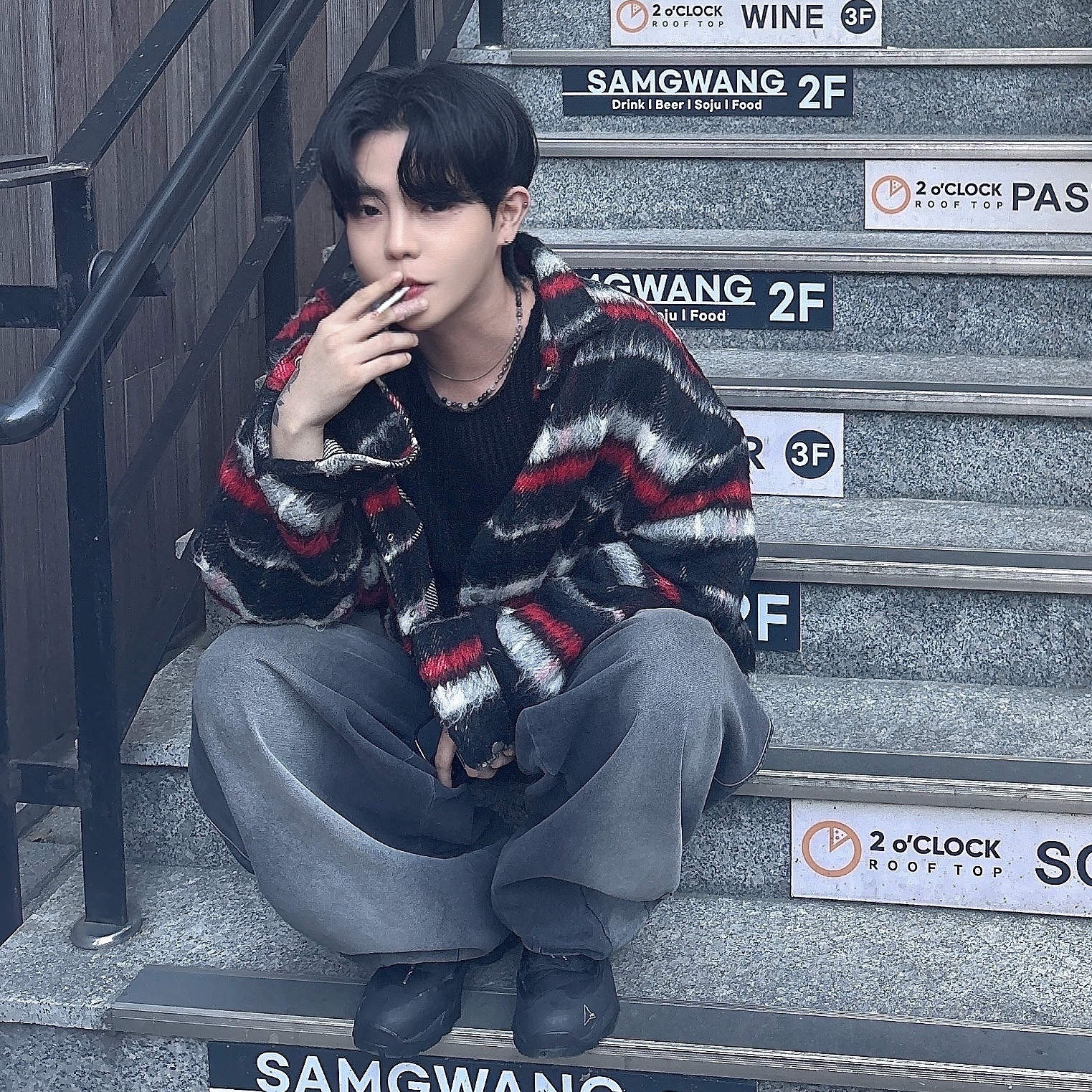 Roa Hiking Katharina Black 착용 스타일