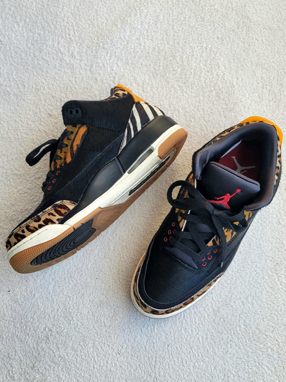 Jordan 3 Retro SE Animal Instinct 착용 스타일 - 1