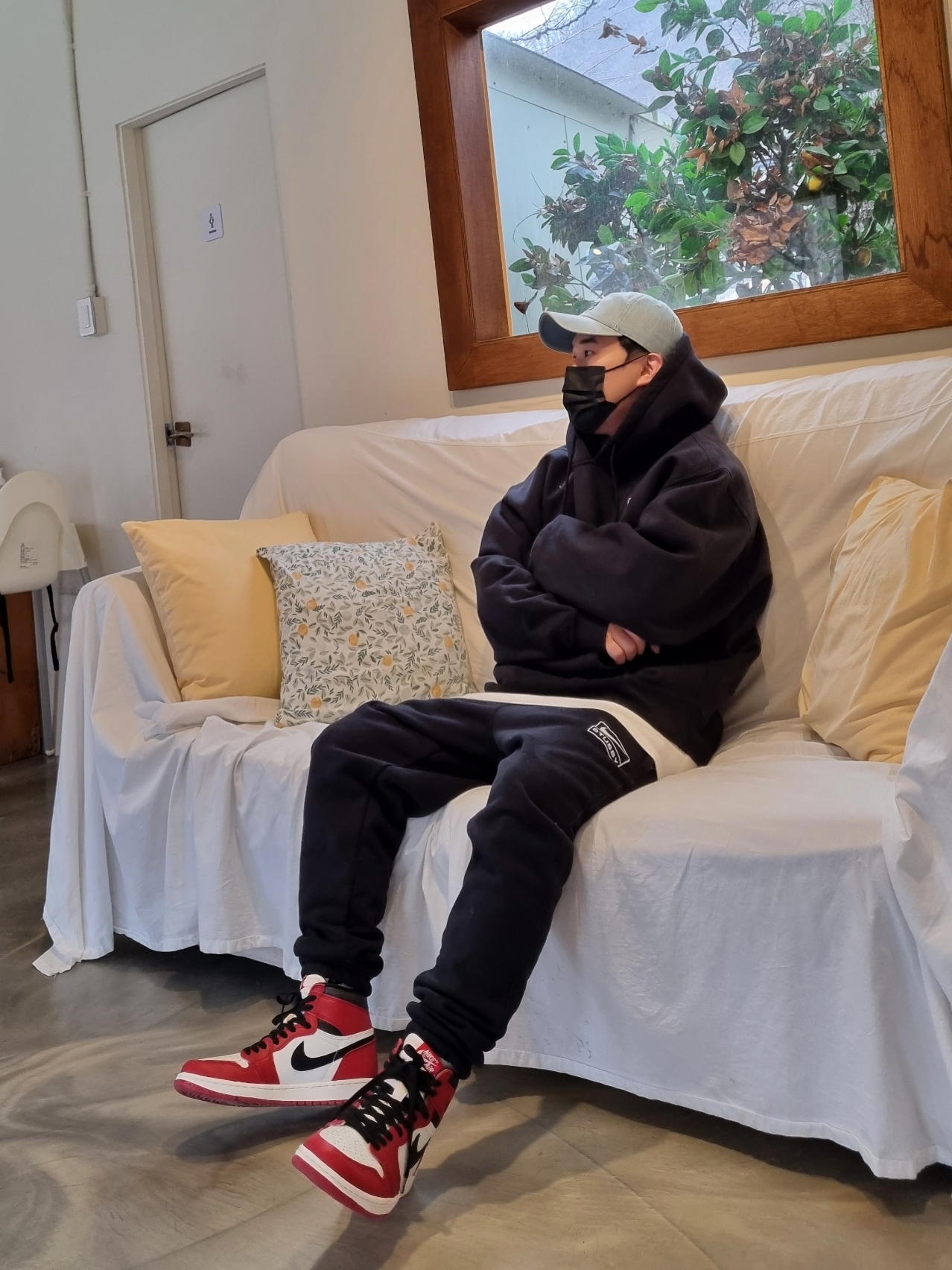 Supreme x Nike ACG Denim 6-Panel Washed Blue - 22FW, Nike x Stussy NRG RA Washed Pullover Hoodie Black (DN4028-010) 착용 스타일