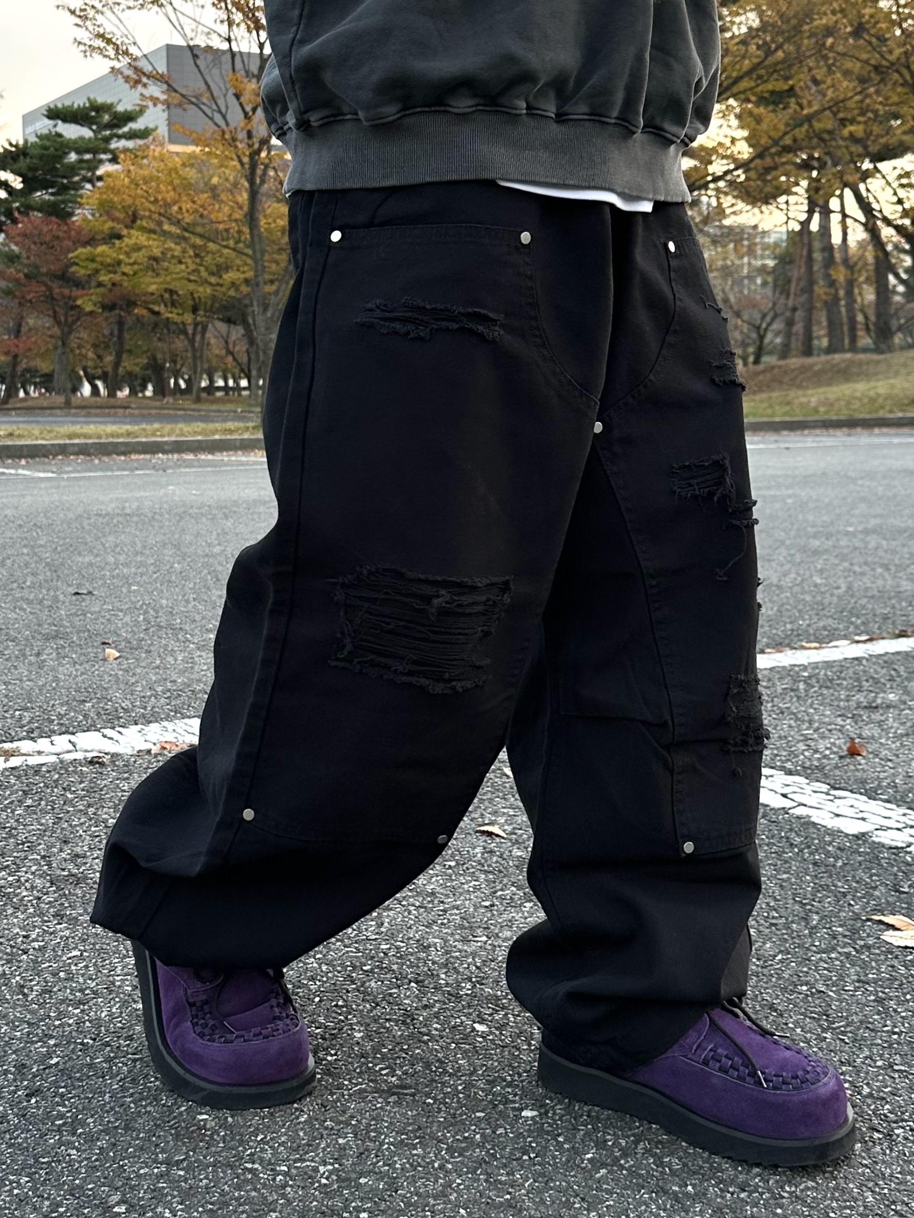 Romantic Move Bowie Winter Shoes SU Purple 착용 스타일 - 7