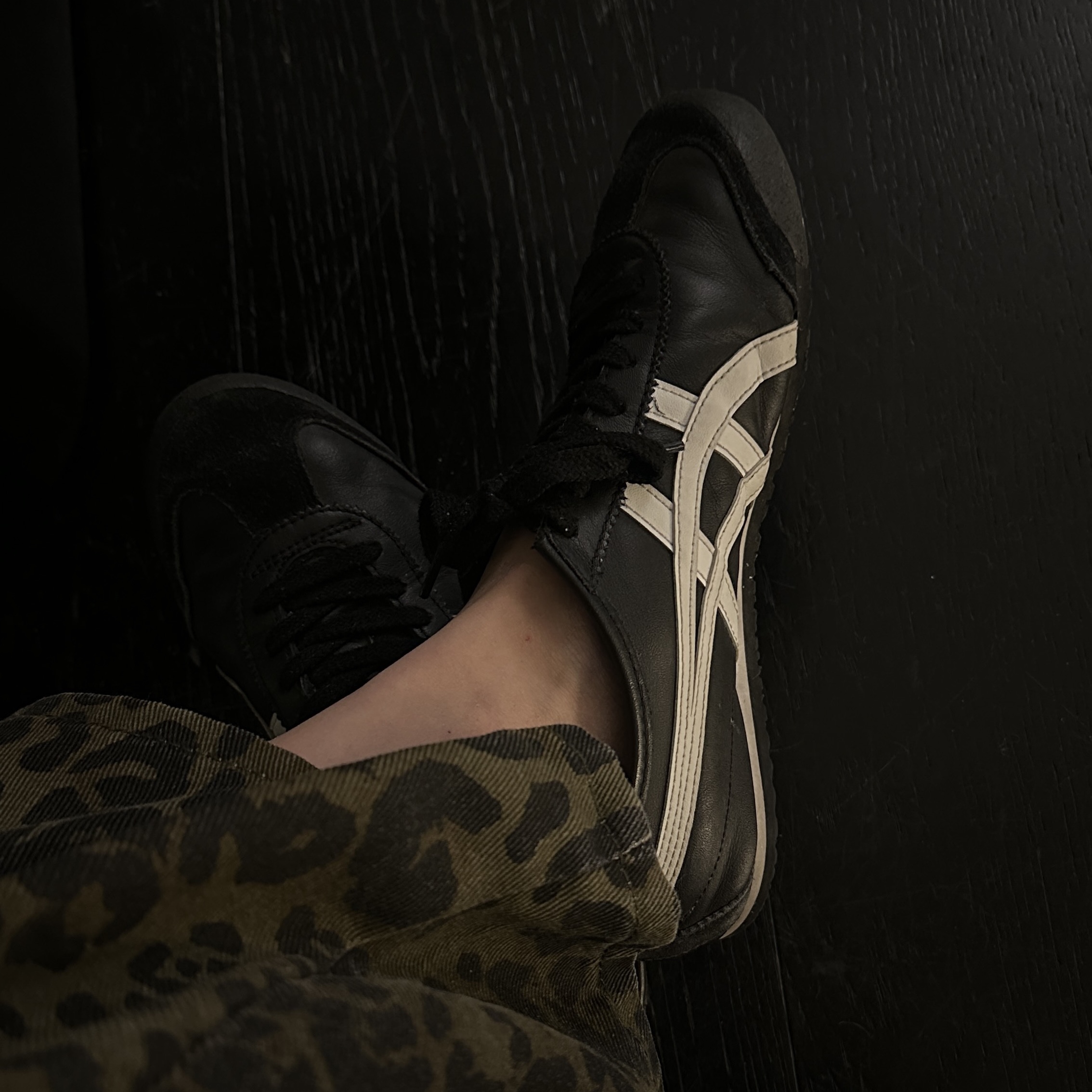 Onitsuka Tiger Mexico 66 Black White 착용 스타일