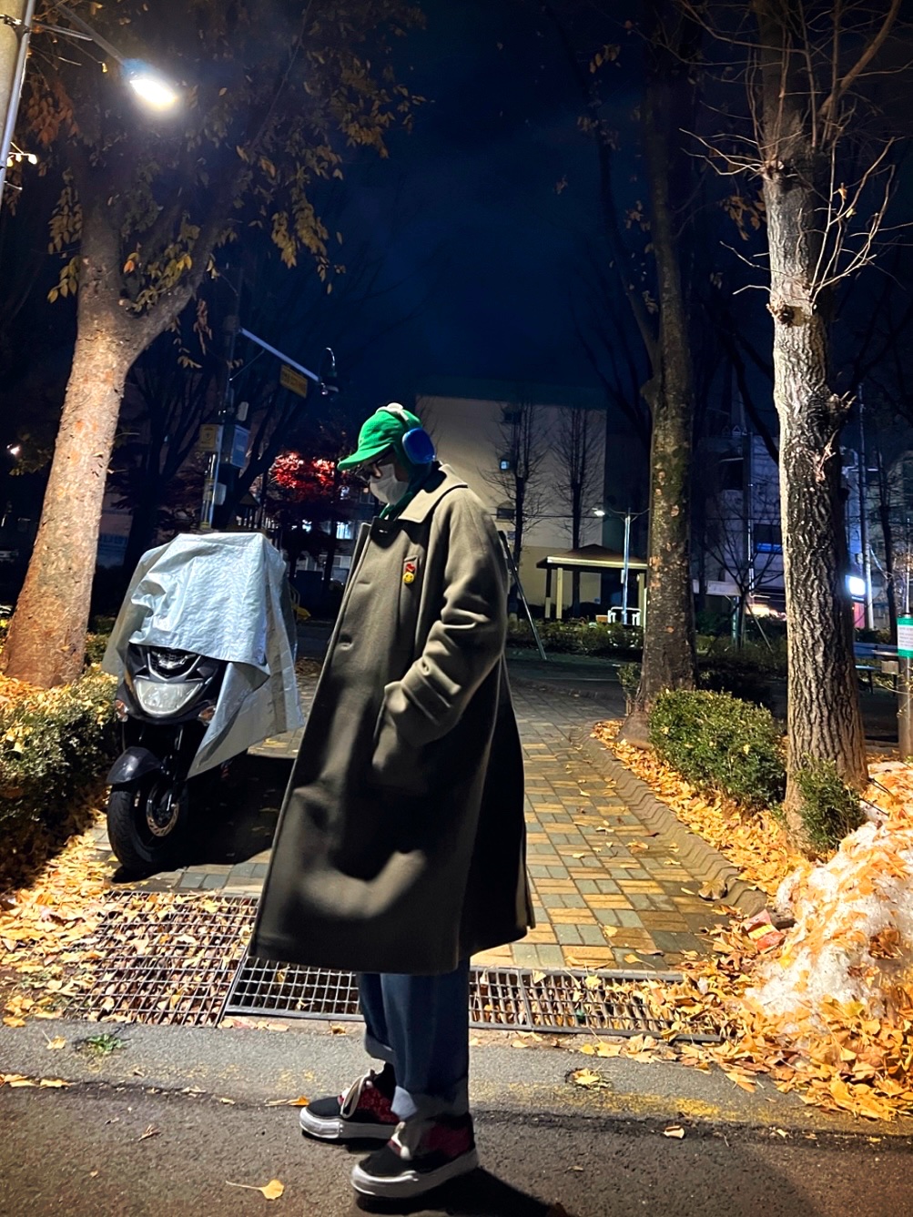 Undermycar Legion.02 Balmacaan Oversized Wool Coat Beige, Timex x MM6 Maison Margiela Ring Digital Watch Stainless Steel 착용 스타일 - 4