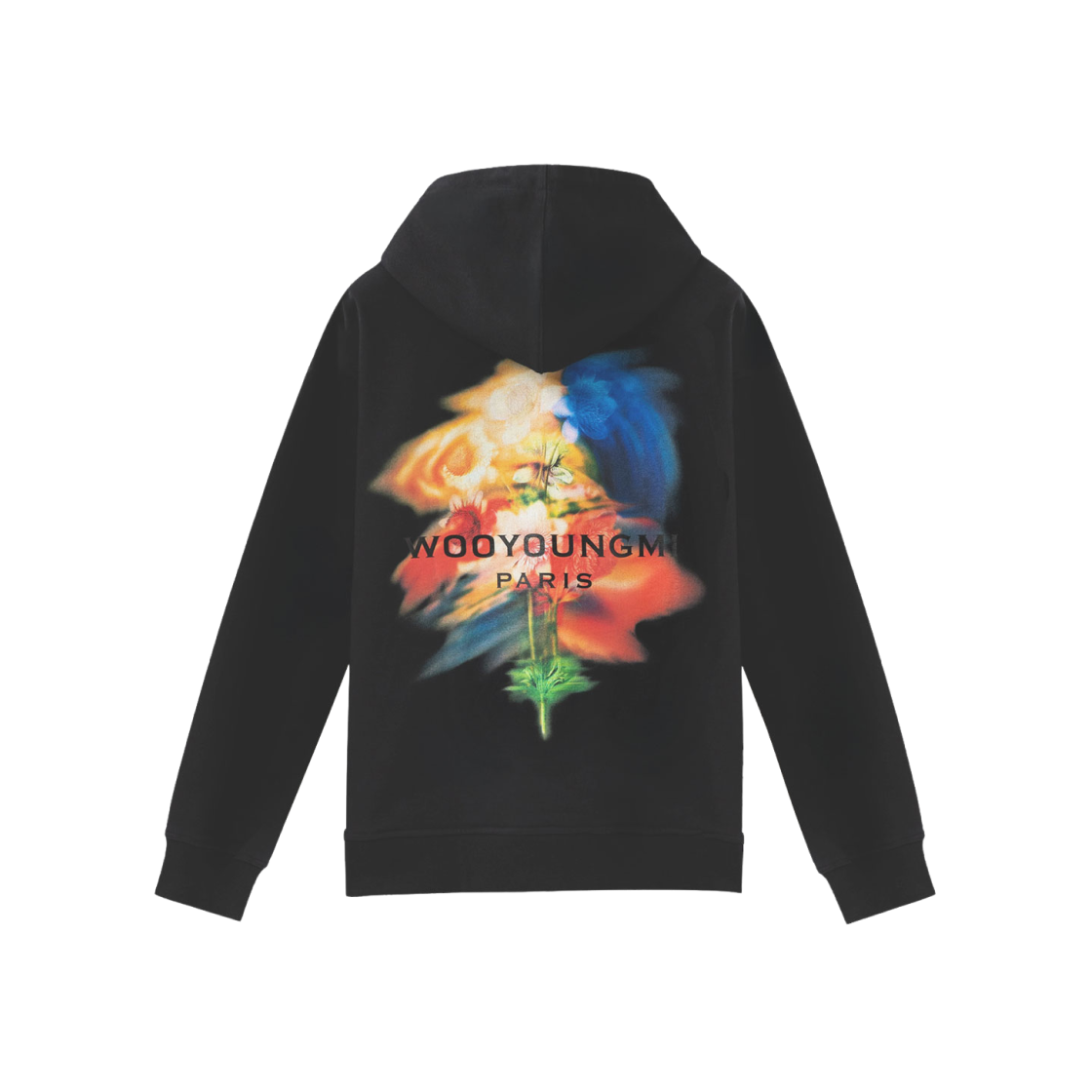 【Wooyoungmi】Swaying Flower Hoodie/2色 우영미 스웨잉 플라워 후드 블랙 - 24FW | Wooyoungmi | KREAM