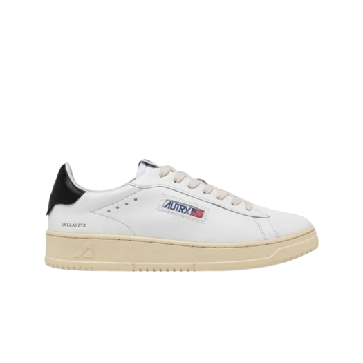 Autry Dallas Low Leather Sneakers White Black