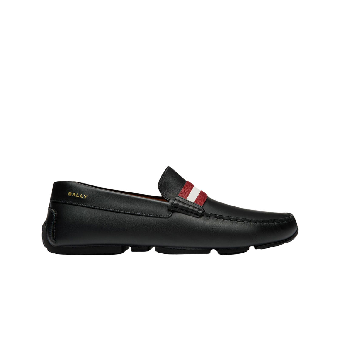 발리 파일럿 레더 드라이버 로퍼 블랙(Bally Pilot Leather Drivers Loafers Black)