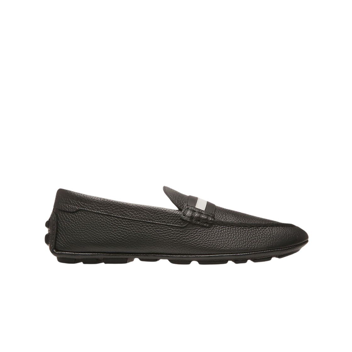 발리 커브스 그레인드 레더 드라이버 로퍼 블랙(Bally Kerbs Grained Leather Drivers Loafers Black)