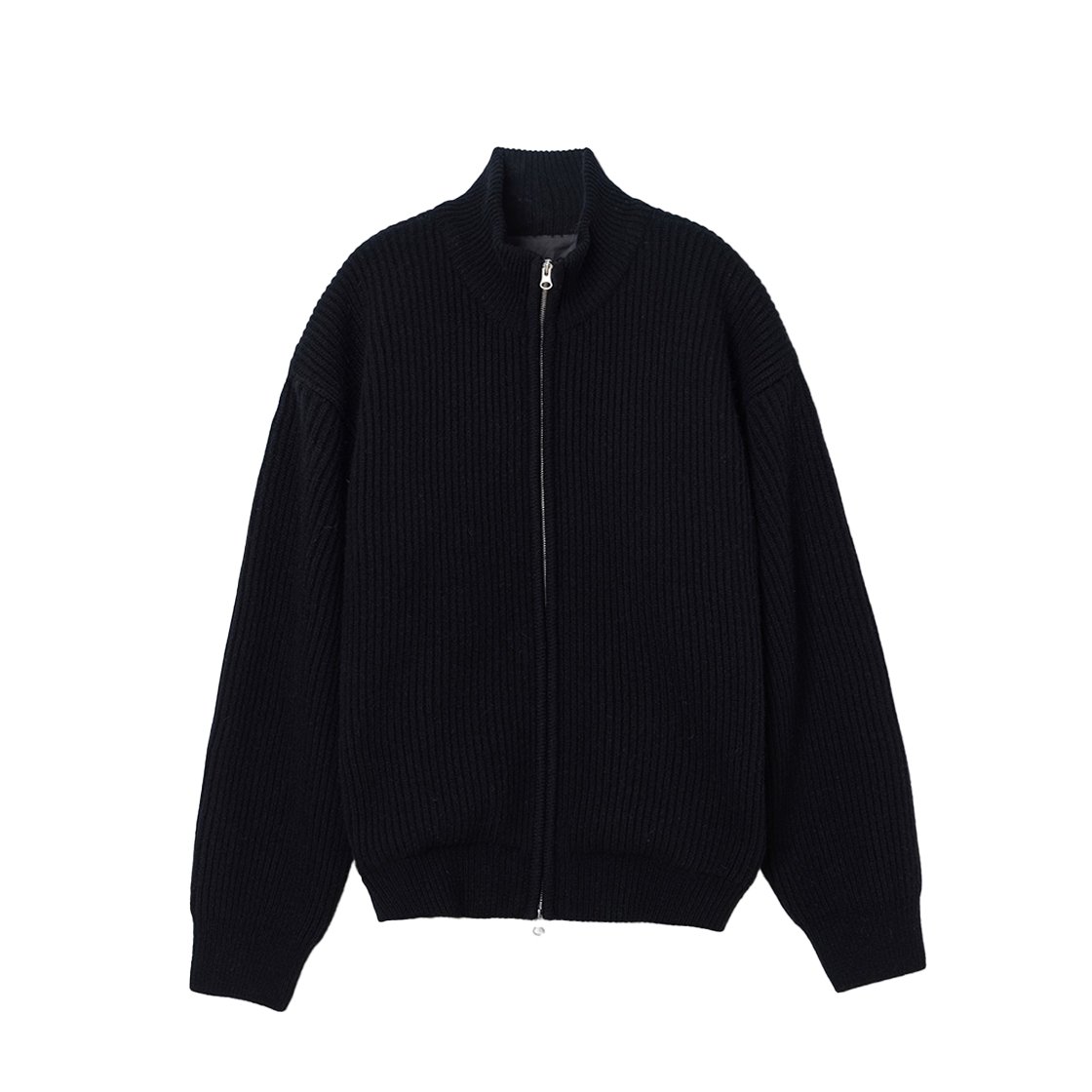 FDC41KNM04BK Fielders Full Knit Zip Up Black