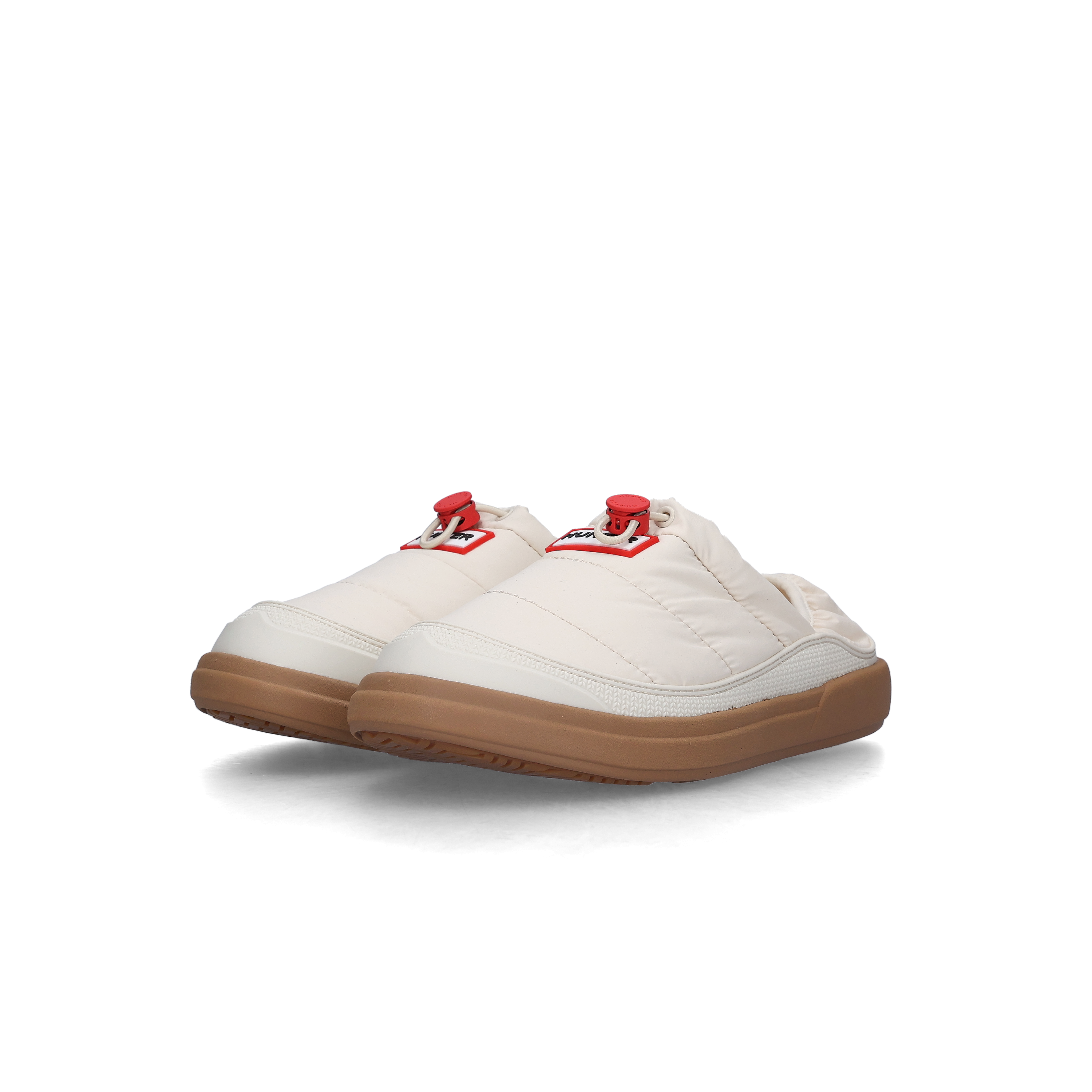 (W) Hunter In Out Insulated Slipper White Willow Gum