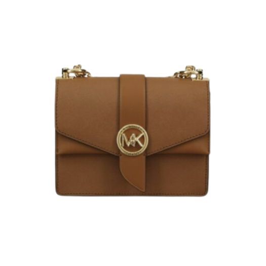 Michael Kors Greenwich Small Saffiano Leather Crossbody Bag Luggage