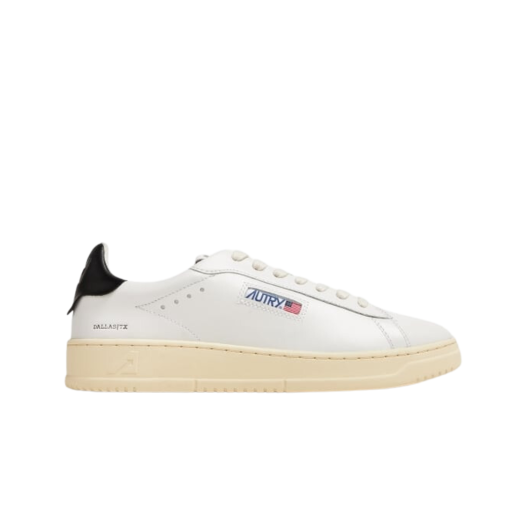 (W) Autry Dallas Low Leather Sneakers White Black