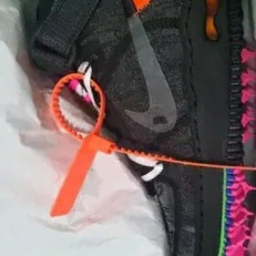 Nike x Off-White Air Force 1 Mid SP Black 착용 스타일