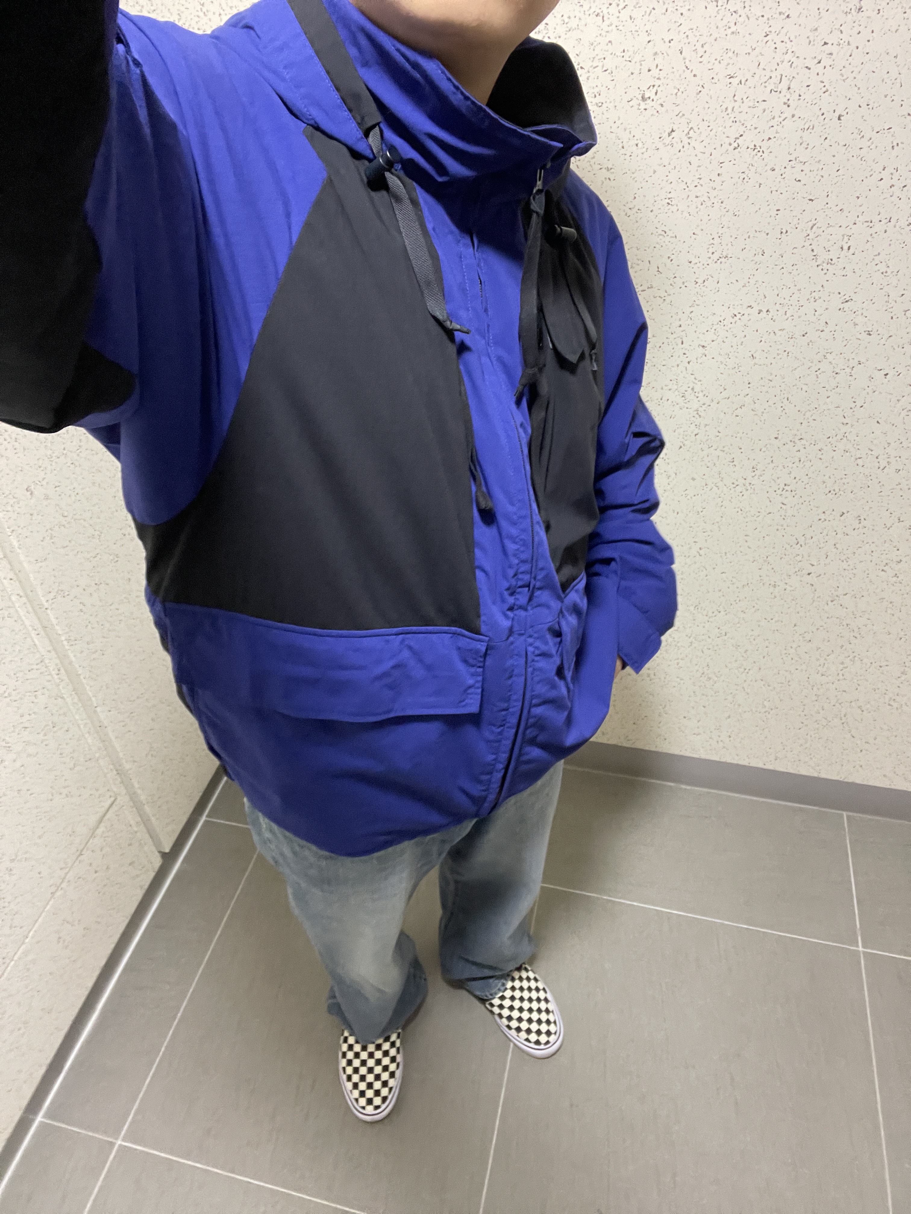 Vans Slip-On ComfyCush Checkerboard 착용 스타일 - 1