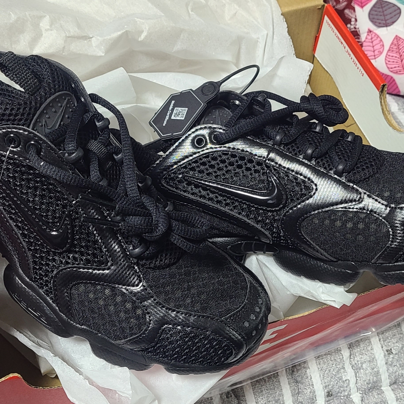 Nike Air Zoom Spiridon Cage 2 Black Anthracite 착용 스타일