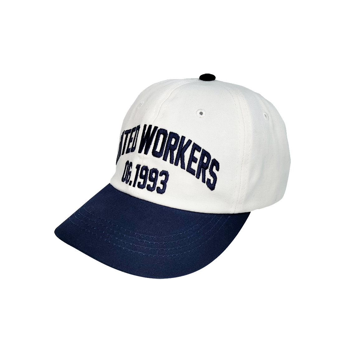 유나이티드 워커스 리퍼블릭 OG.1993 캡 아이보리 네이비(United Workers Republic OG.1993 Cap Ivory Navy) - 2