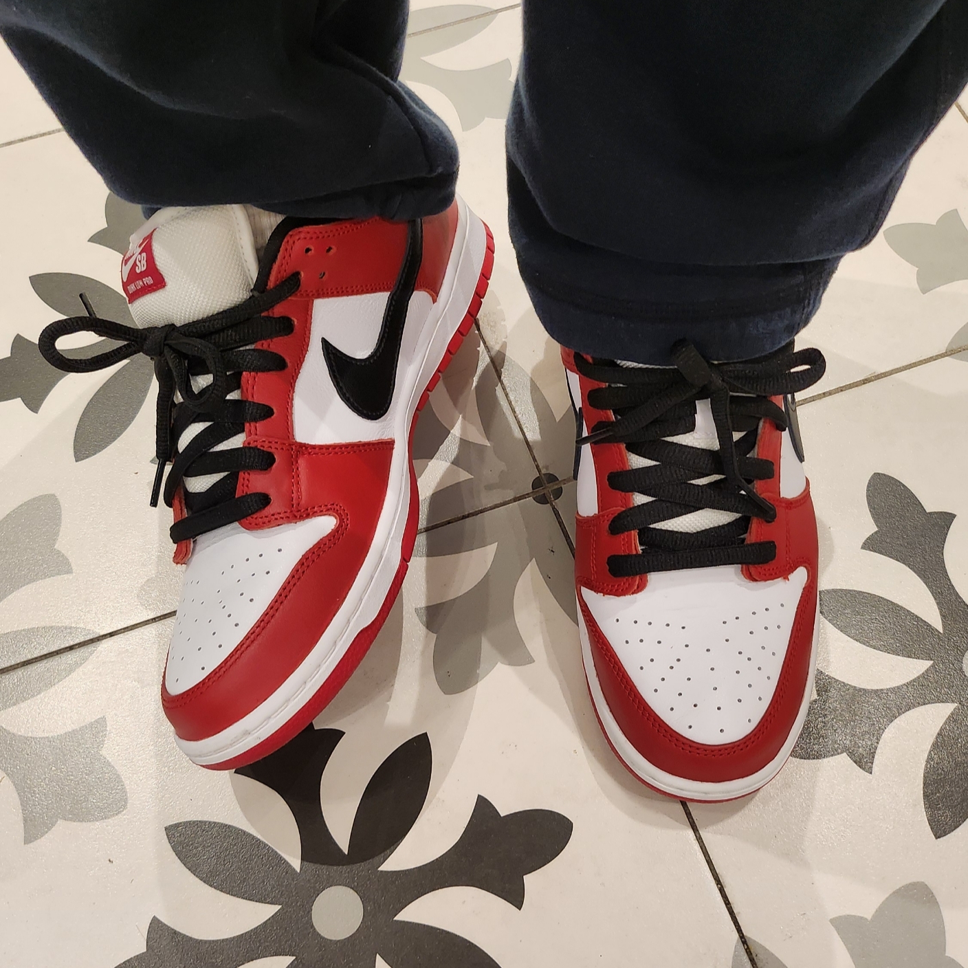 Nike SB Dunk Low Pro Chicago 착용 스타일