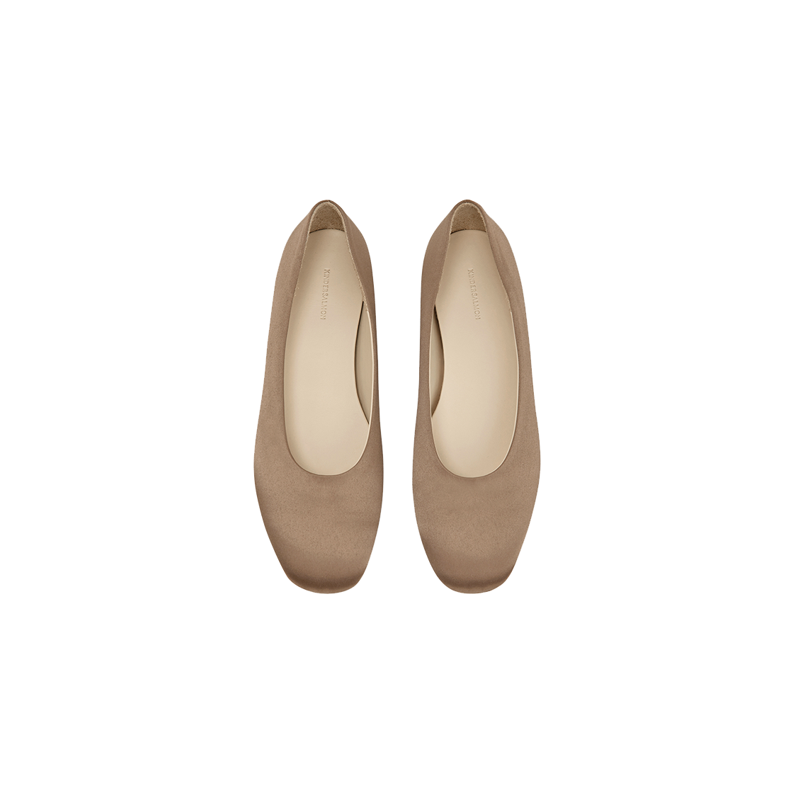 킨더살몬 우먼 베라 새틴 플랫 브라운골드(Kindersalmon Women Vera Satin Flat Brown Gold) - 2