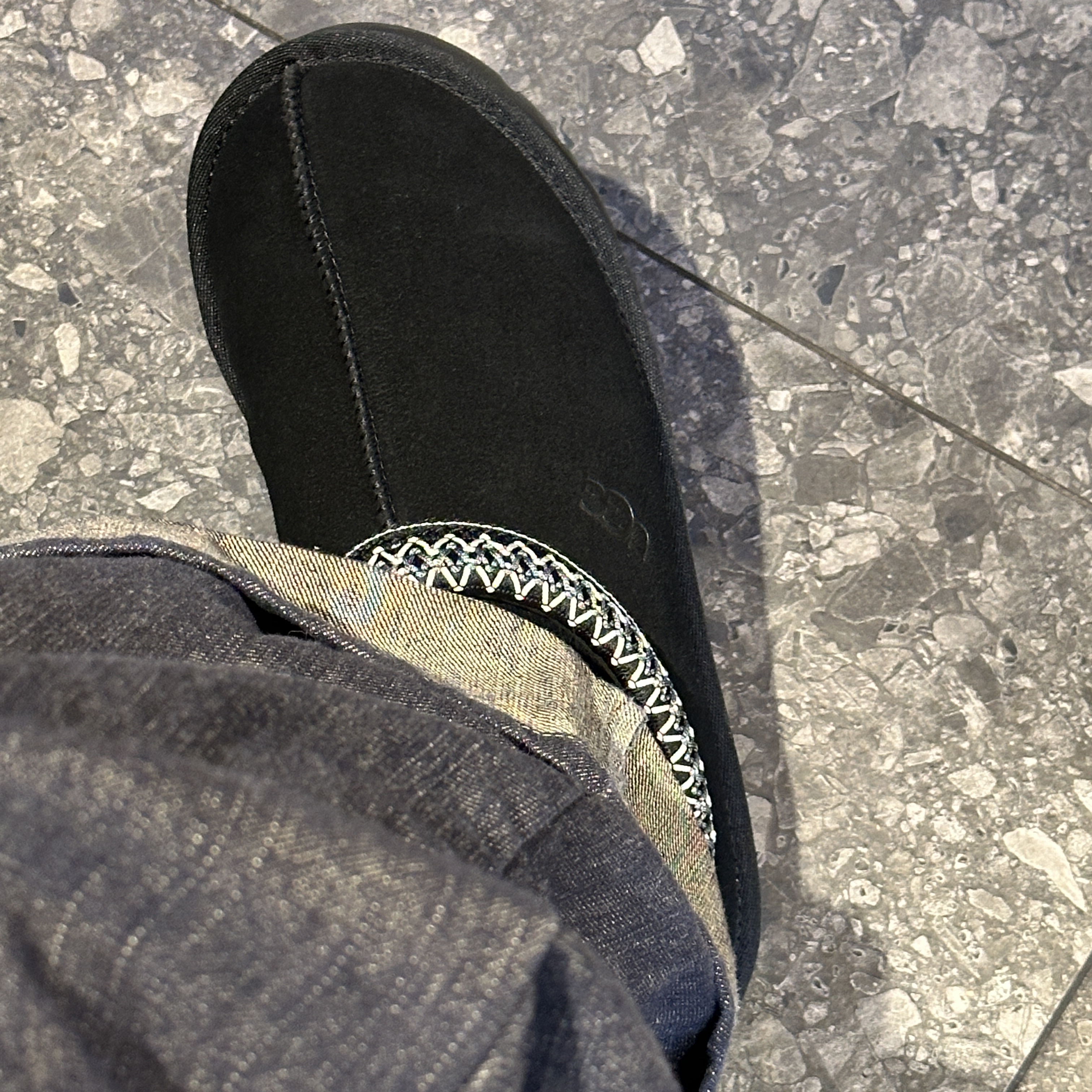 UGG Tasman Black 착용 스타일 - 1