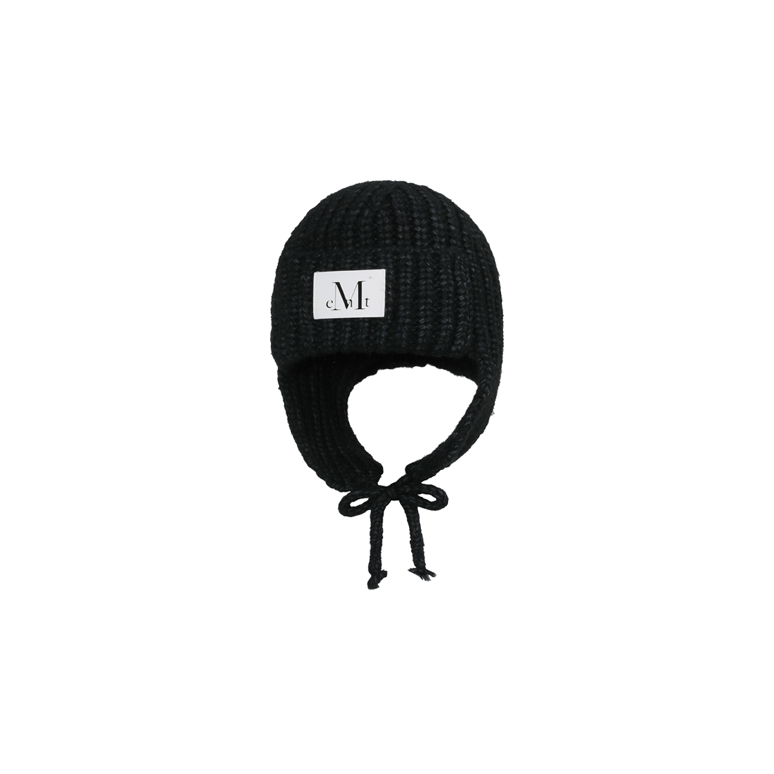 무센트 마농 니트 트루퍼 햇 블랙(MUCENT Manon Knit Trooper Hat Black) - 2