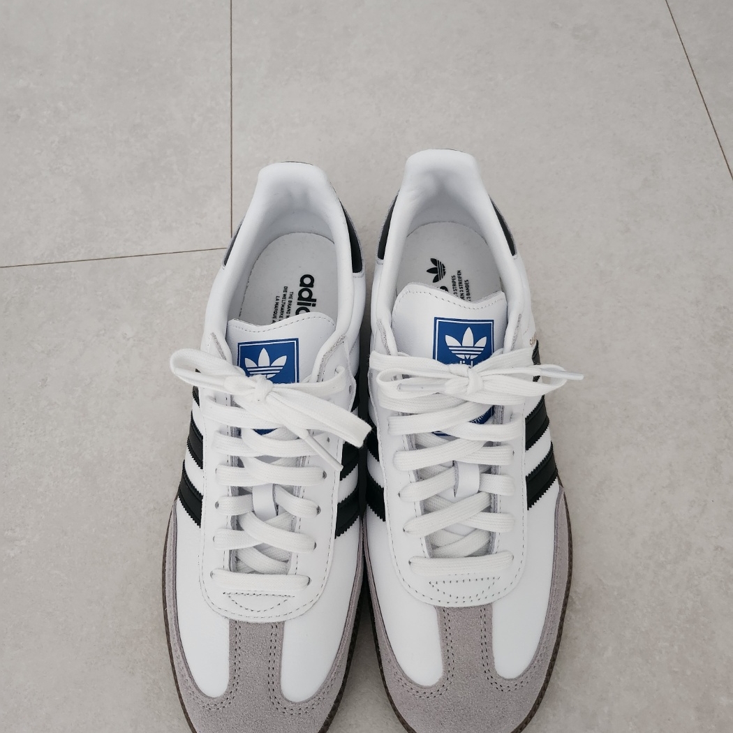 Adidas Samba OG Cloud White 착용 스타일