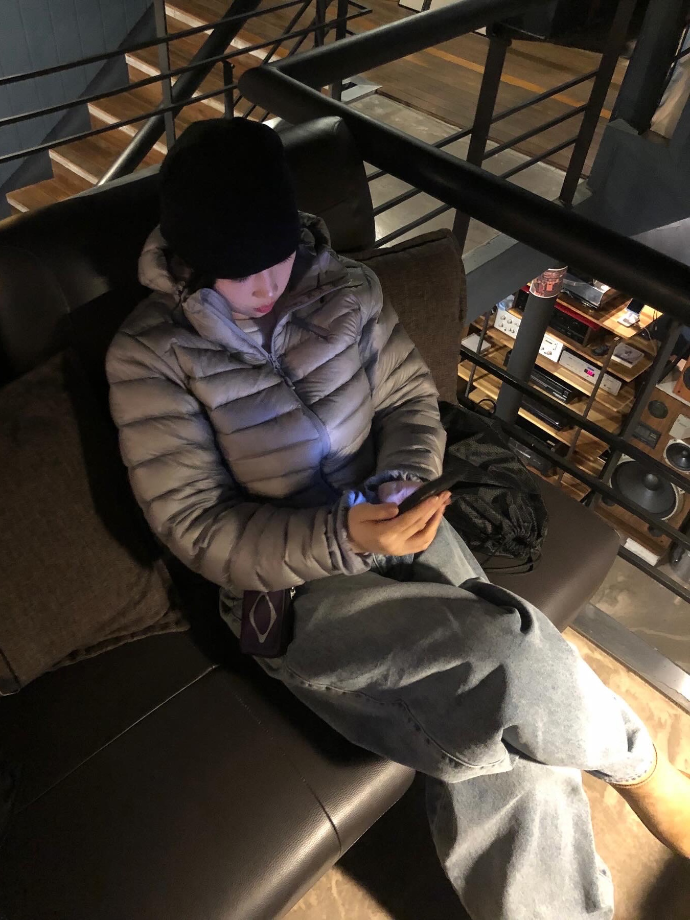 Sansan Gear Suffix Puffer Jacket Grey - 24FW, (W) UGG Classic Mini II Boots Chestnut 착용 스타일 - 1