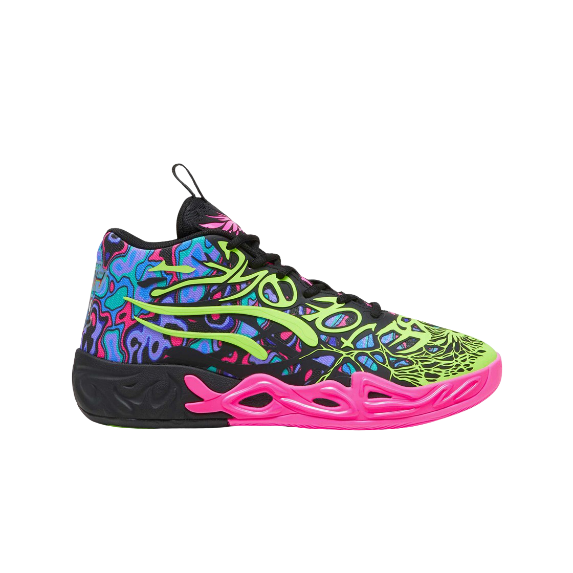 푸마 MB.04 라멜로 볼 힘 푸마 블랙 루미너스 핑크(Puma MB.04 Lamelo Ball Heem Puma Black Luminous Pink)