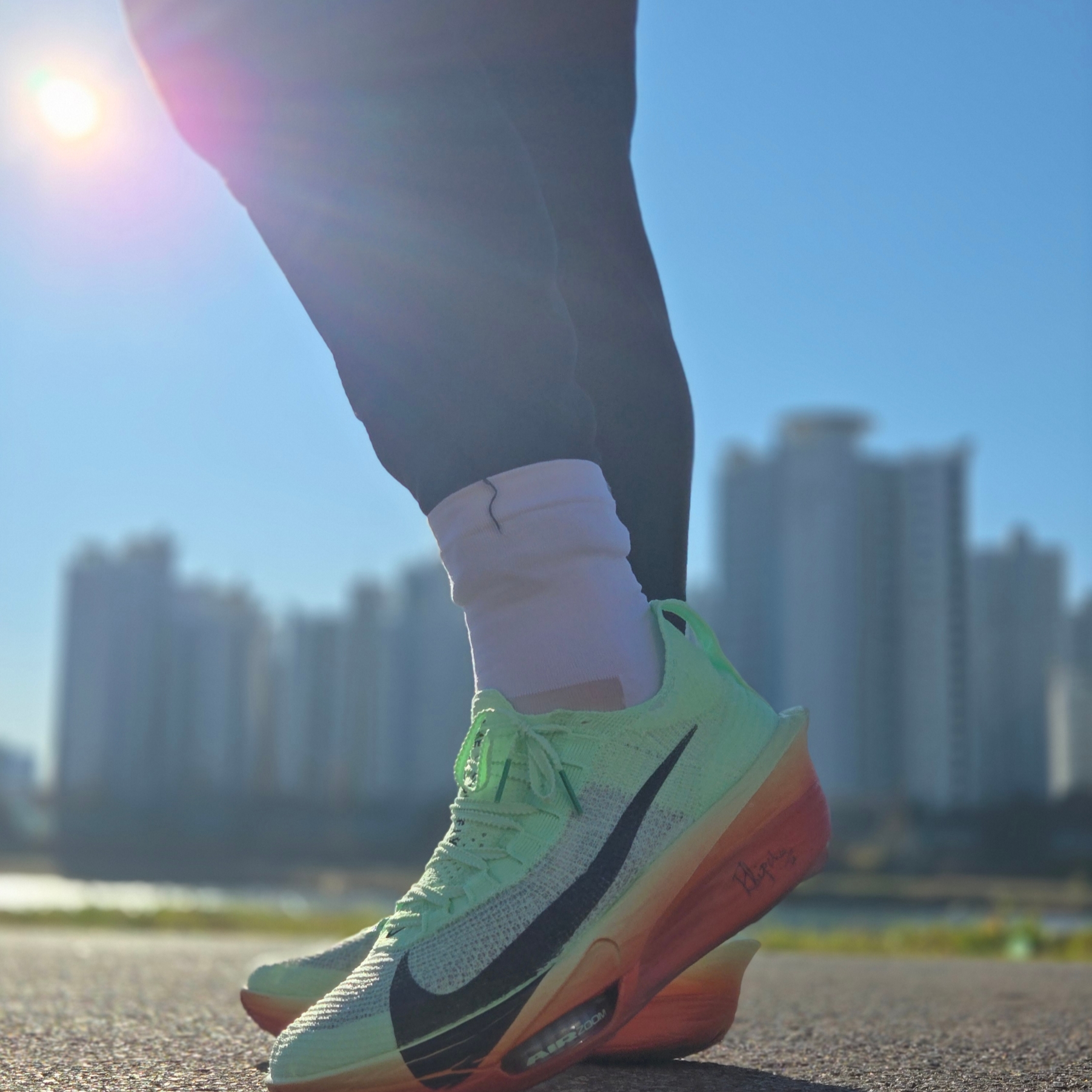 Nike Air Zoom Alphafly Next% 3 Eliud Kipchoge 착용 스타일