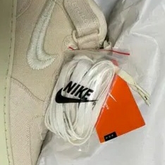 Nike x Stussy Air Force 1 '07 Mid SP Fossil 착용 스타일