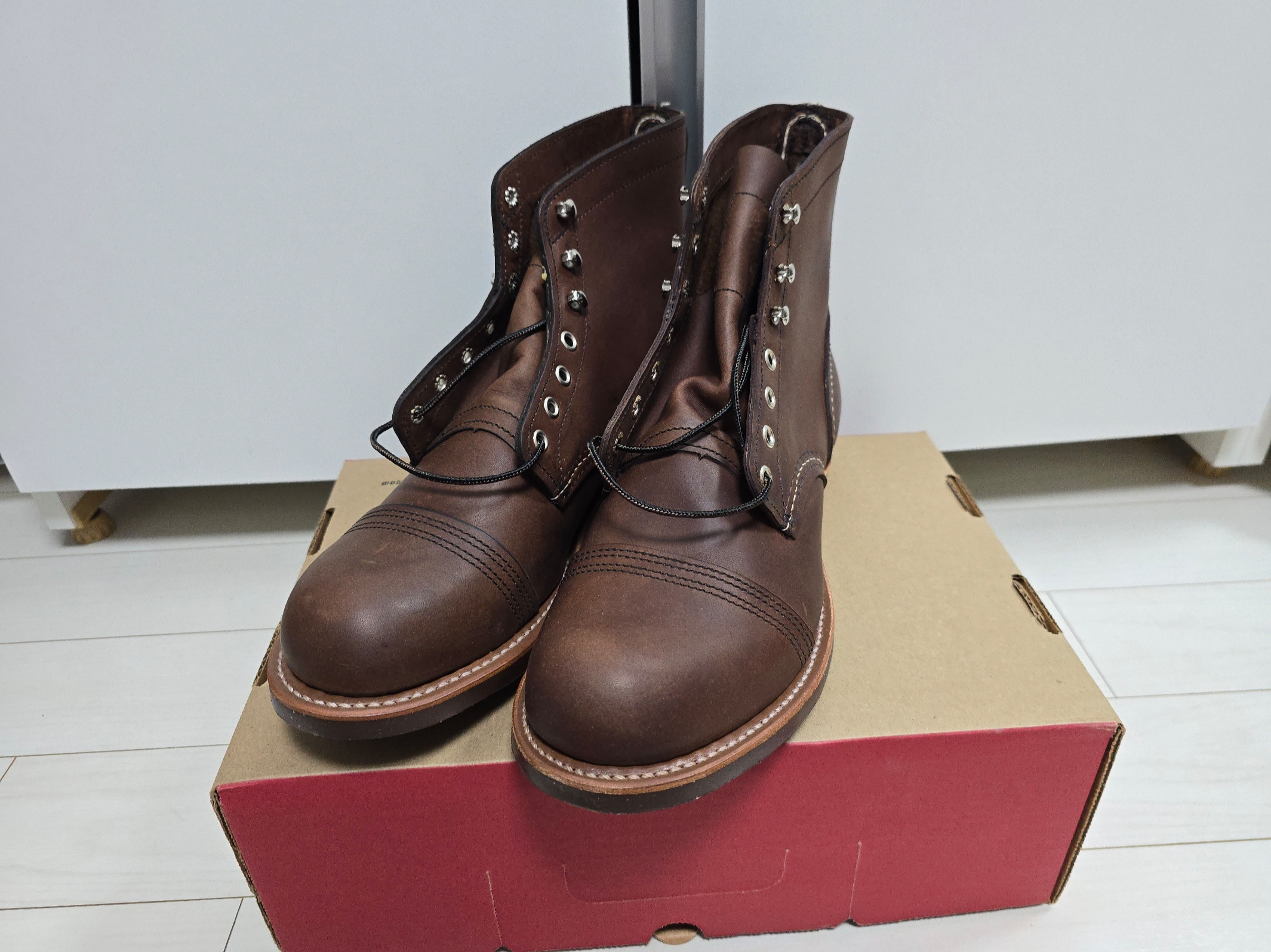 Red Wing Iron Ranger 8111 Amber Harness - D 착용 스타일