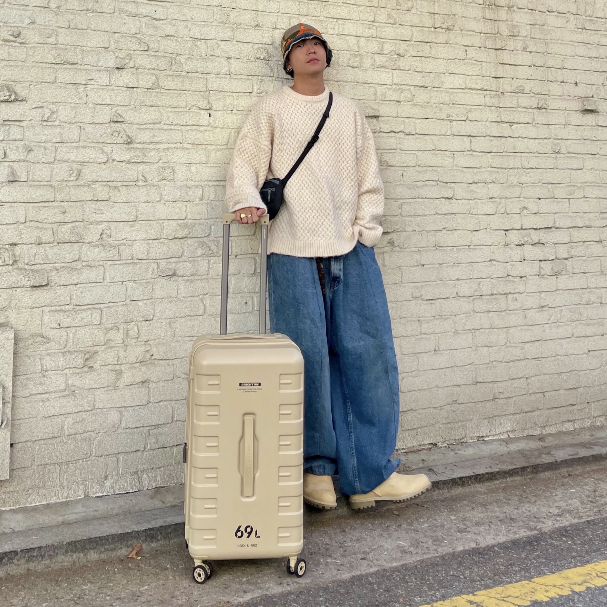 Arc'teryx Mantis 1 Waistpack Dark Magic 착용 스타일