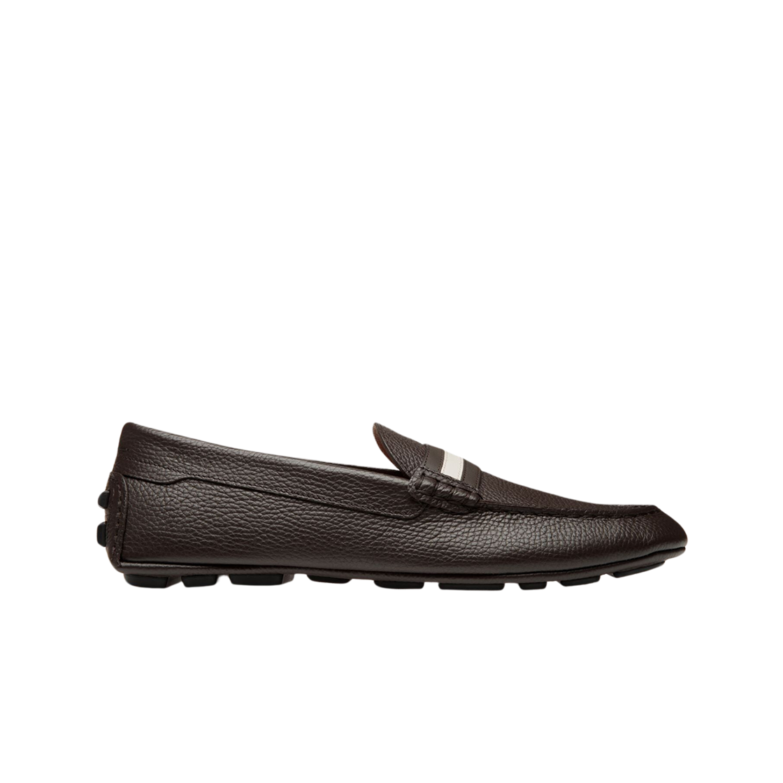 발리 커브스 그레인드 레더 드라이버 로퍼 브라운(Bally Kerbs Grained Leather Drivers Loafers Brown)